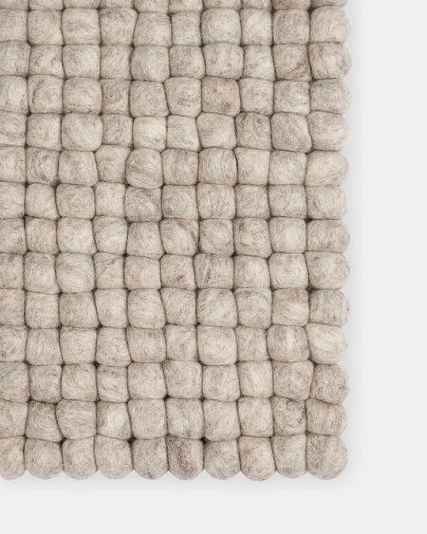 myfelt Filzkugelteppich rechteckig, 100% Schurwolle – Ansicht 2