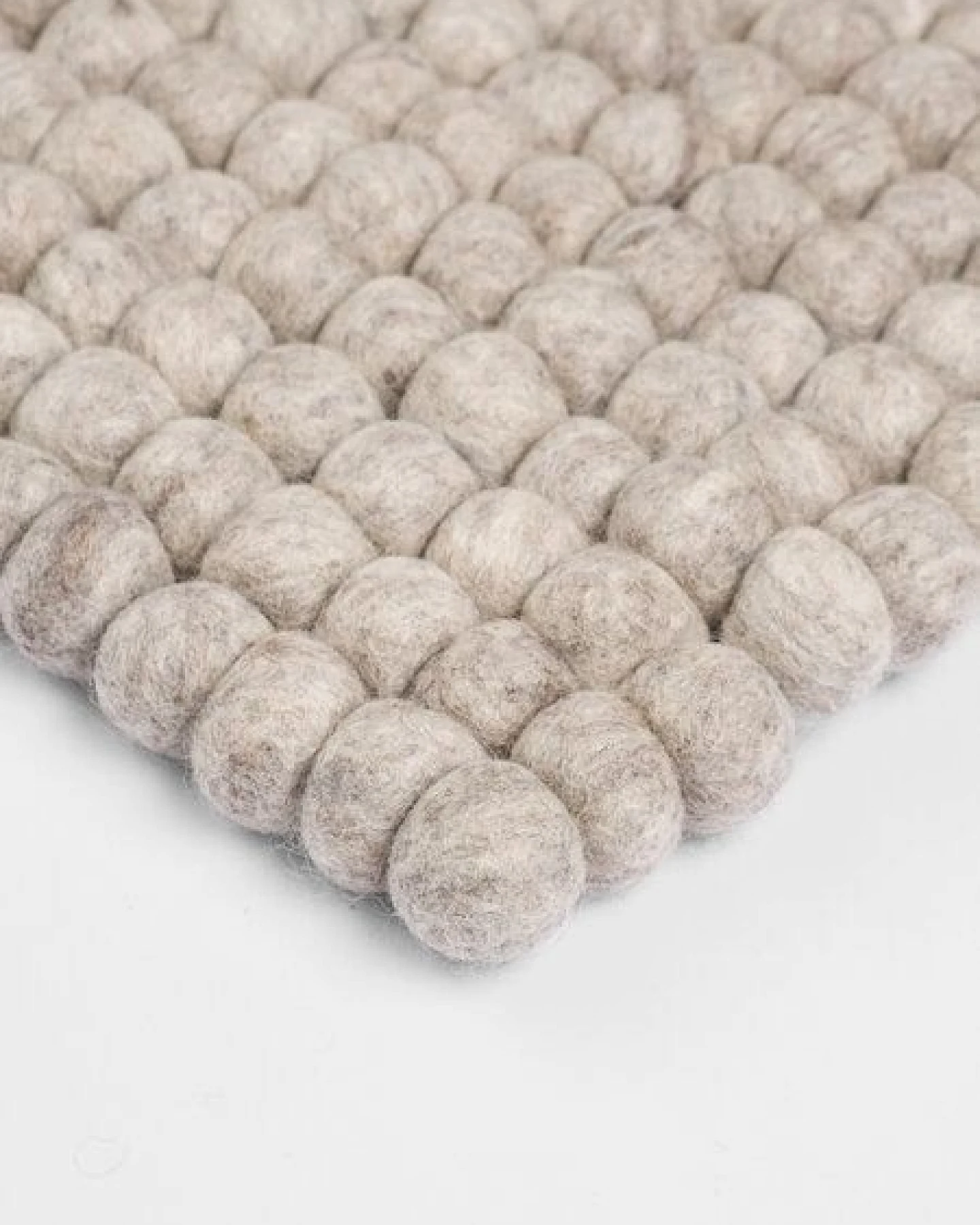 myfelt Filzkugelteppich rechteckig, 100% Schurwolle – Ansicht 3