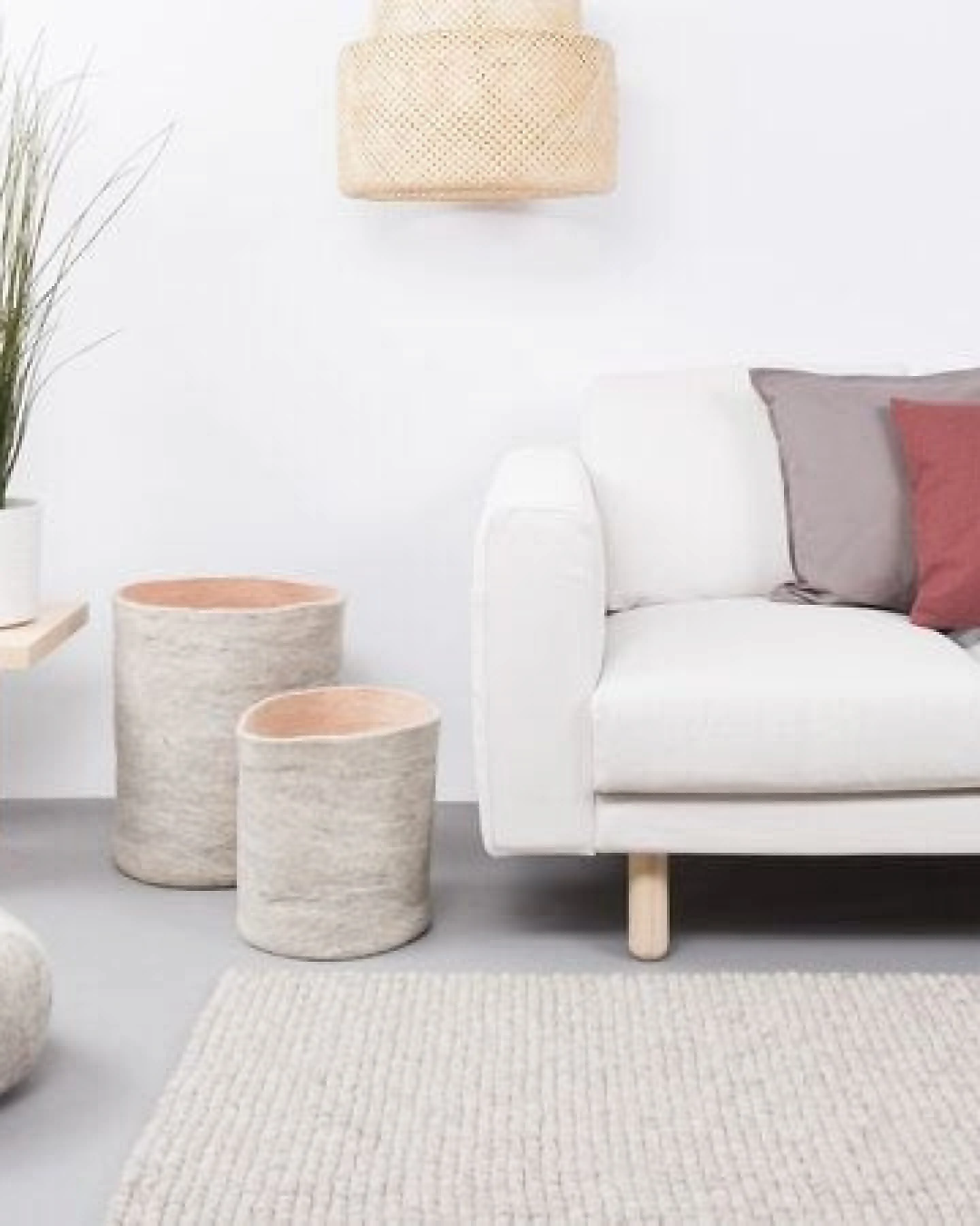 myfelt Filzkugelteppich rechteckig, 100% Schurwolle – Ansicht 4