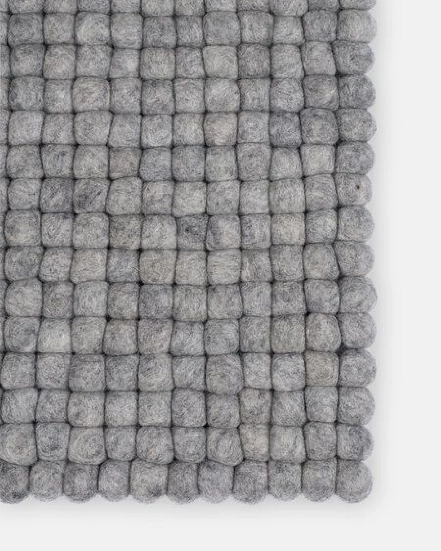 myfelt Filzkugelteppich rechteckig, 100% Schurwolle – Ansicht 2
