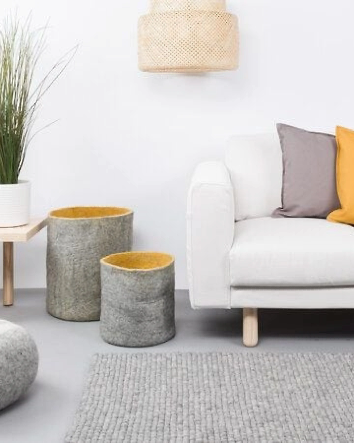 myfelt Filzkugelteppich rechteckig, 100% Schurwolle – Ansicht 4