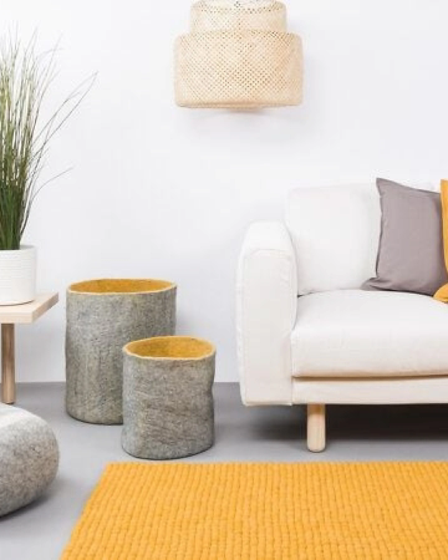 myfelt Filzkugelteppich rechteckig, 100% Schurwolle – Ansicht 4