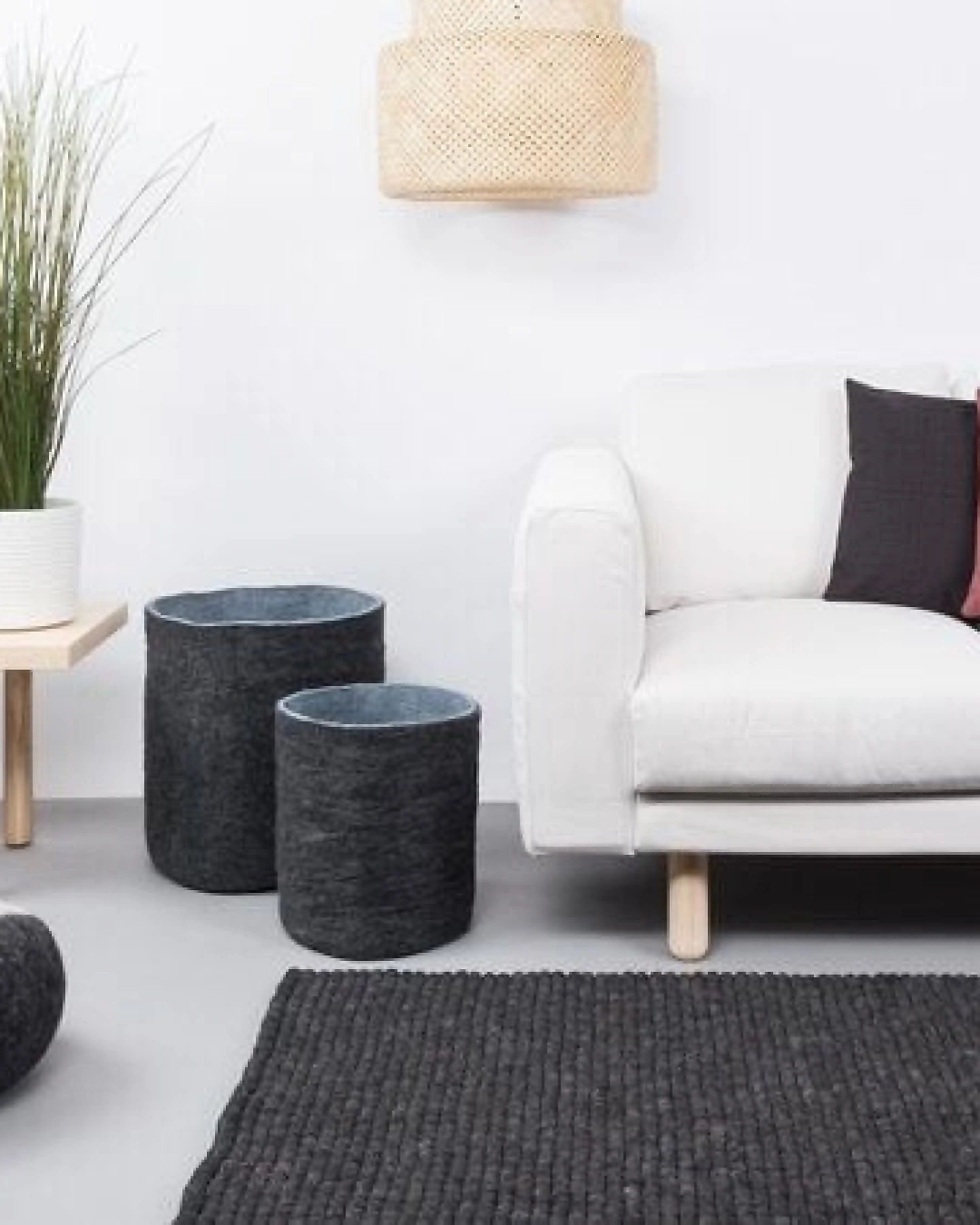 myfelt Filzkugelteppich rechteckig, 100% Schurwolle – Ansicht 4