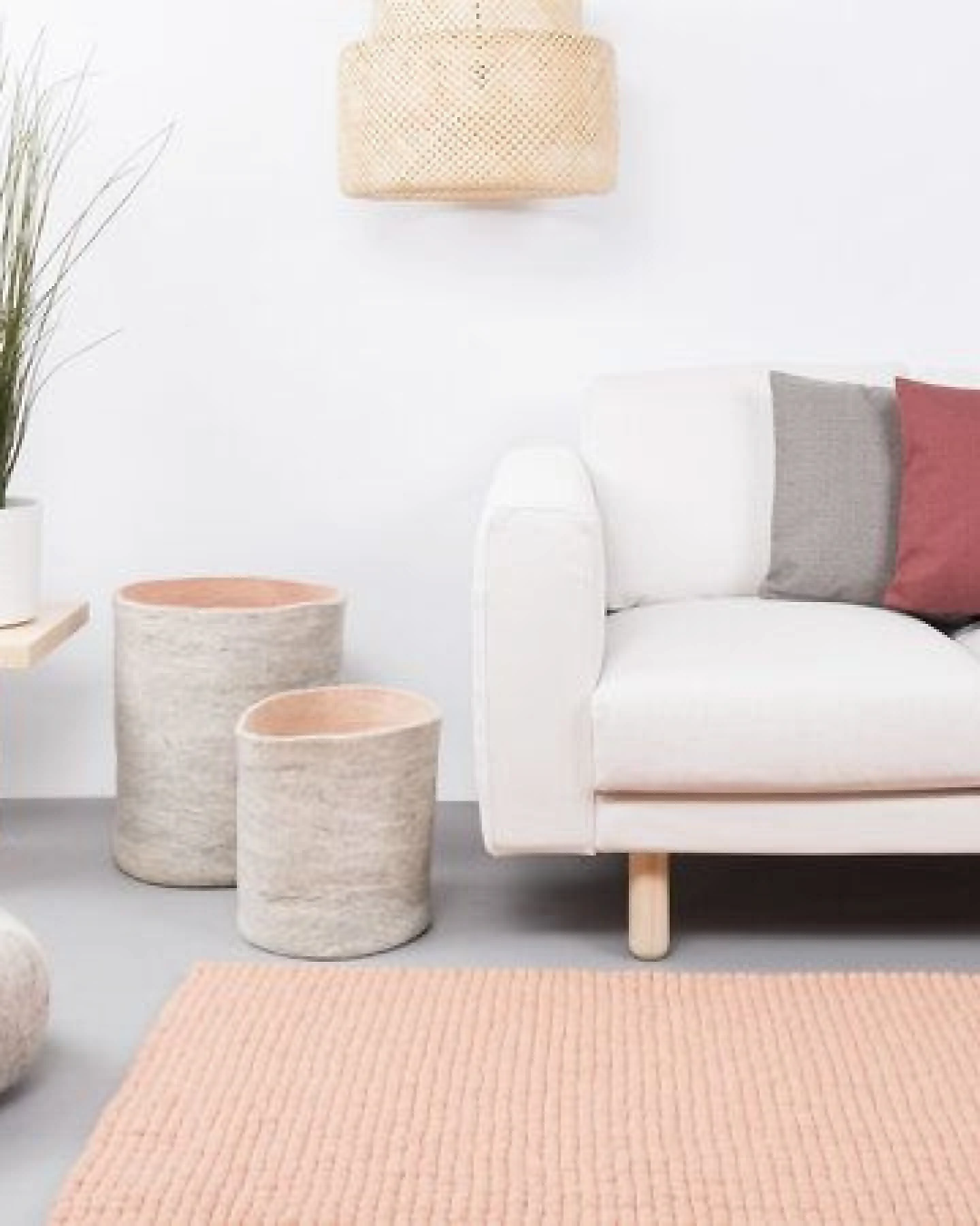 myfelt Filzkugelteppich rechteckig, 100% Schurwolle – Ansicht 4