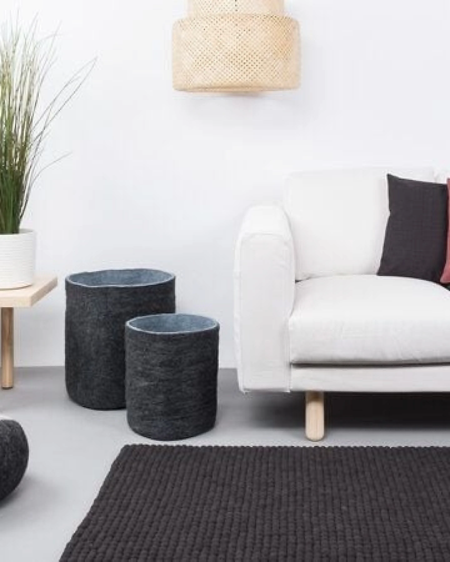 myfelt Filzkugelteppich rechteckig, 100% Schurwolle – Ansicht 4