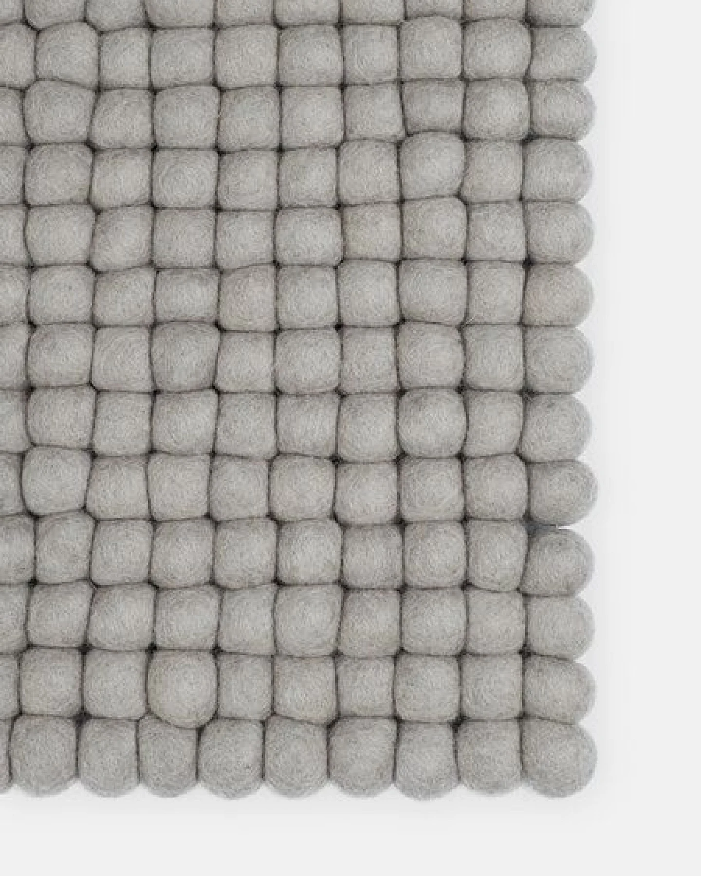 myfelt Filzkugelteppich rechteckig, 100% Schurwolle – Ansicht 2