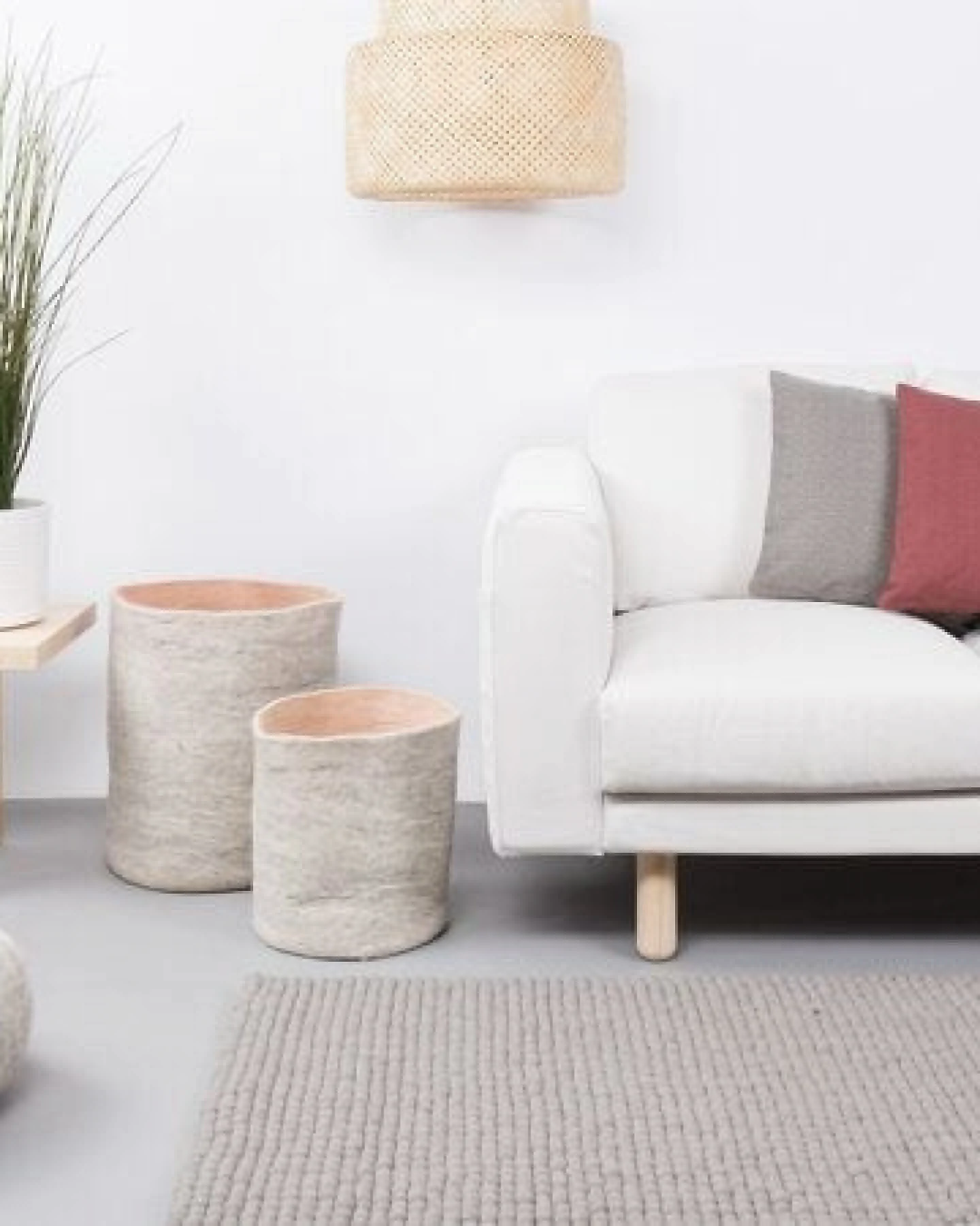 myfelt Filzkugelteppich rechteckig, 100% Schurwolle – Ansicht 4