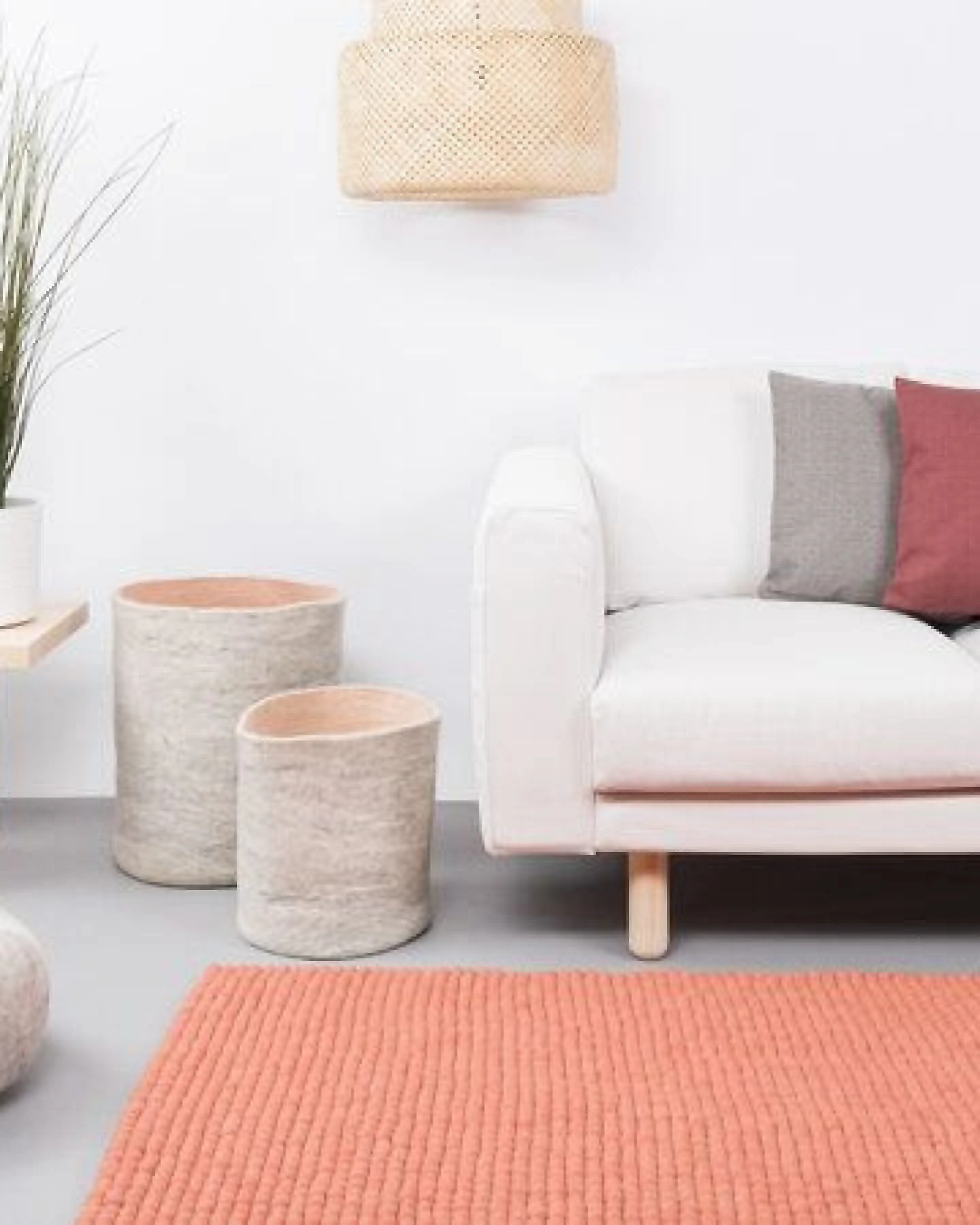 myfelt Filzkugelteppich rechteckig, 100% Schurwolle – Ansicht 4