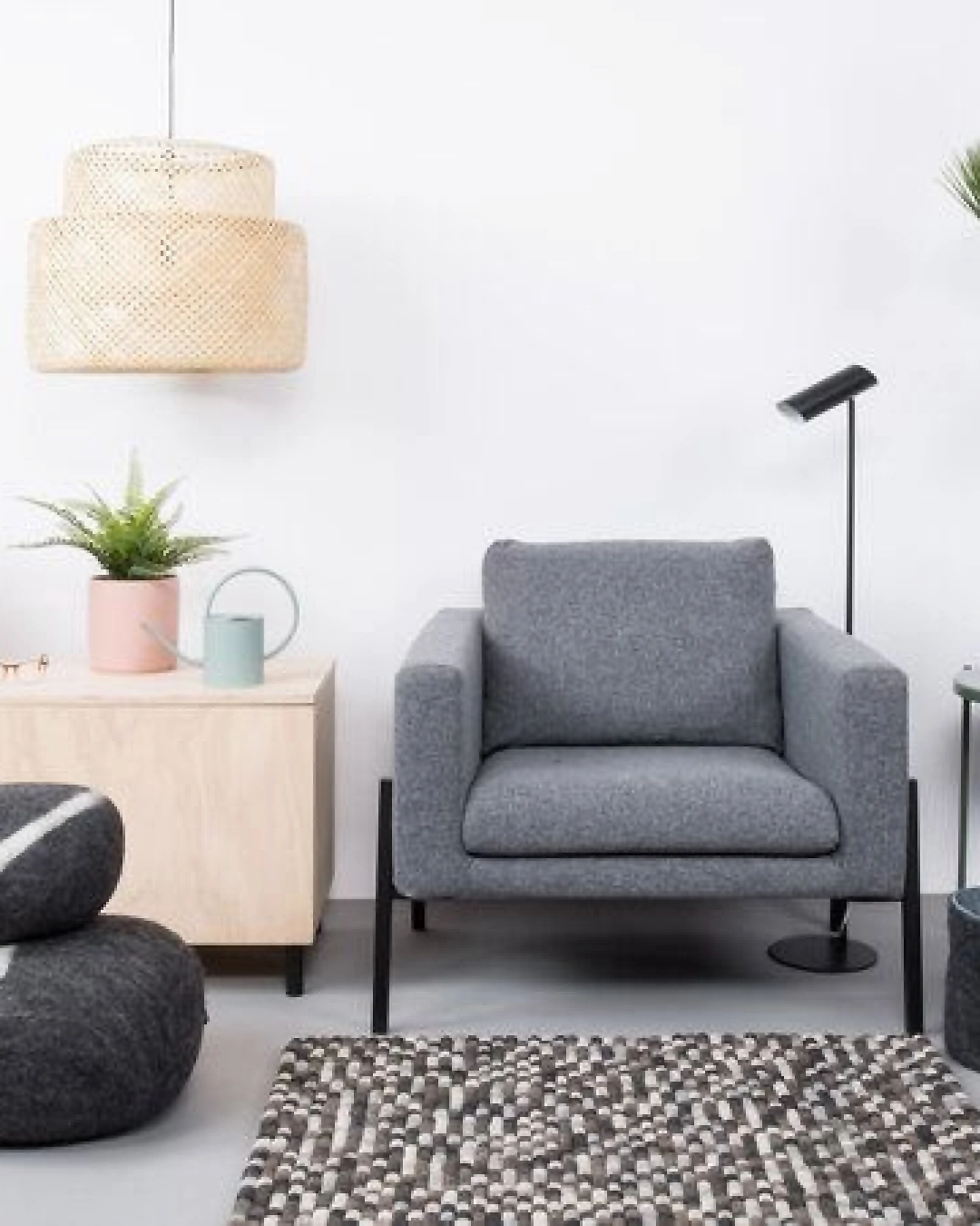 myfelt Filzkugelteppich rechteckig, 100% Schurwolle – Ansicht 3