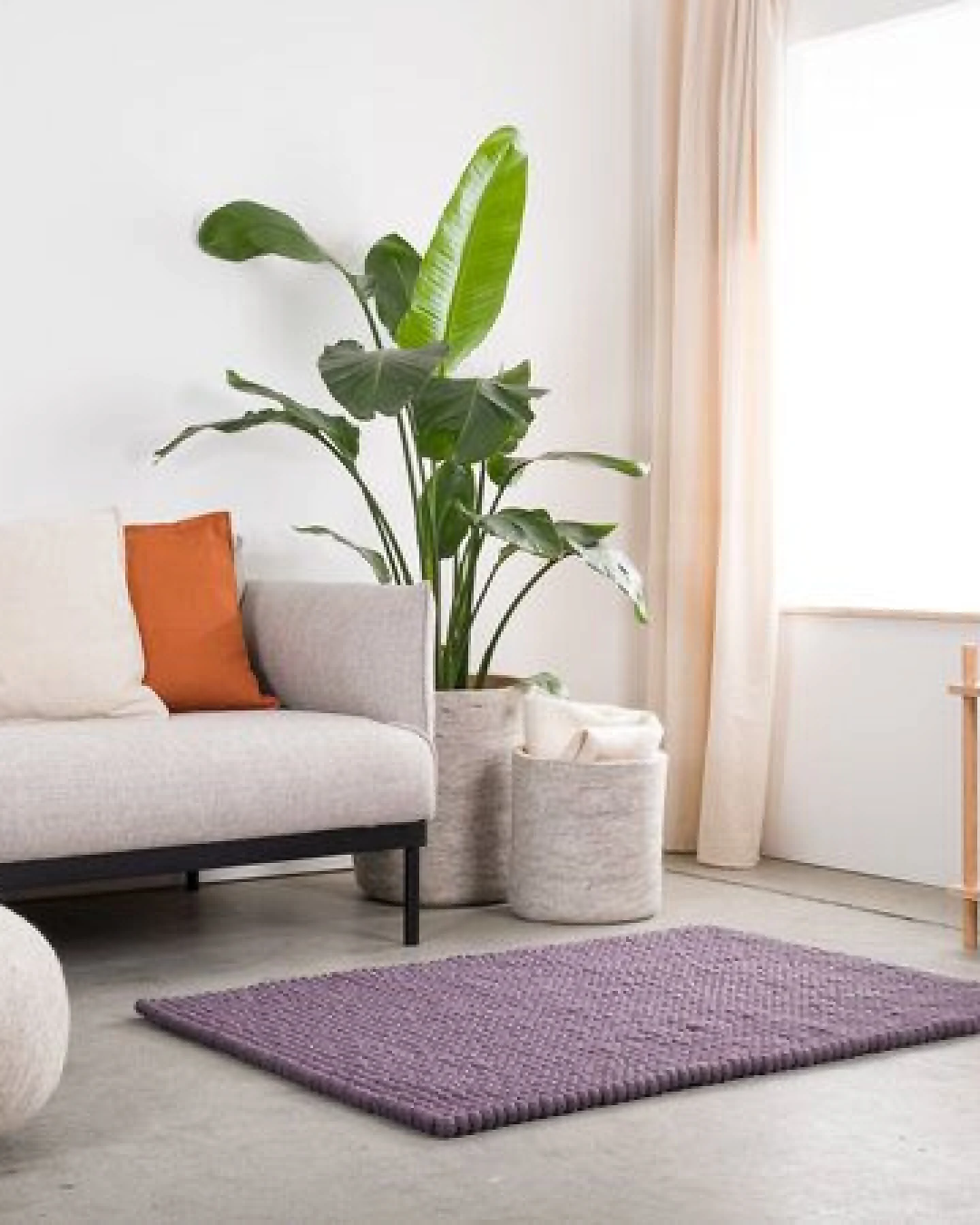 myfelt Filzkugelteppich rechteckig, 100% Schurwolle – Ansicht 4