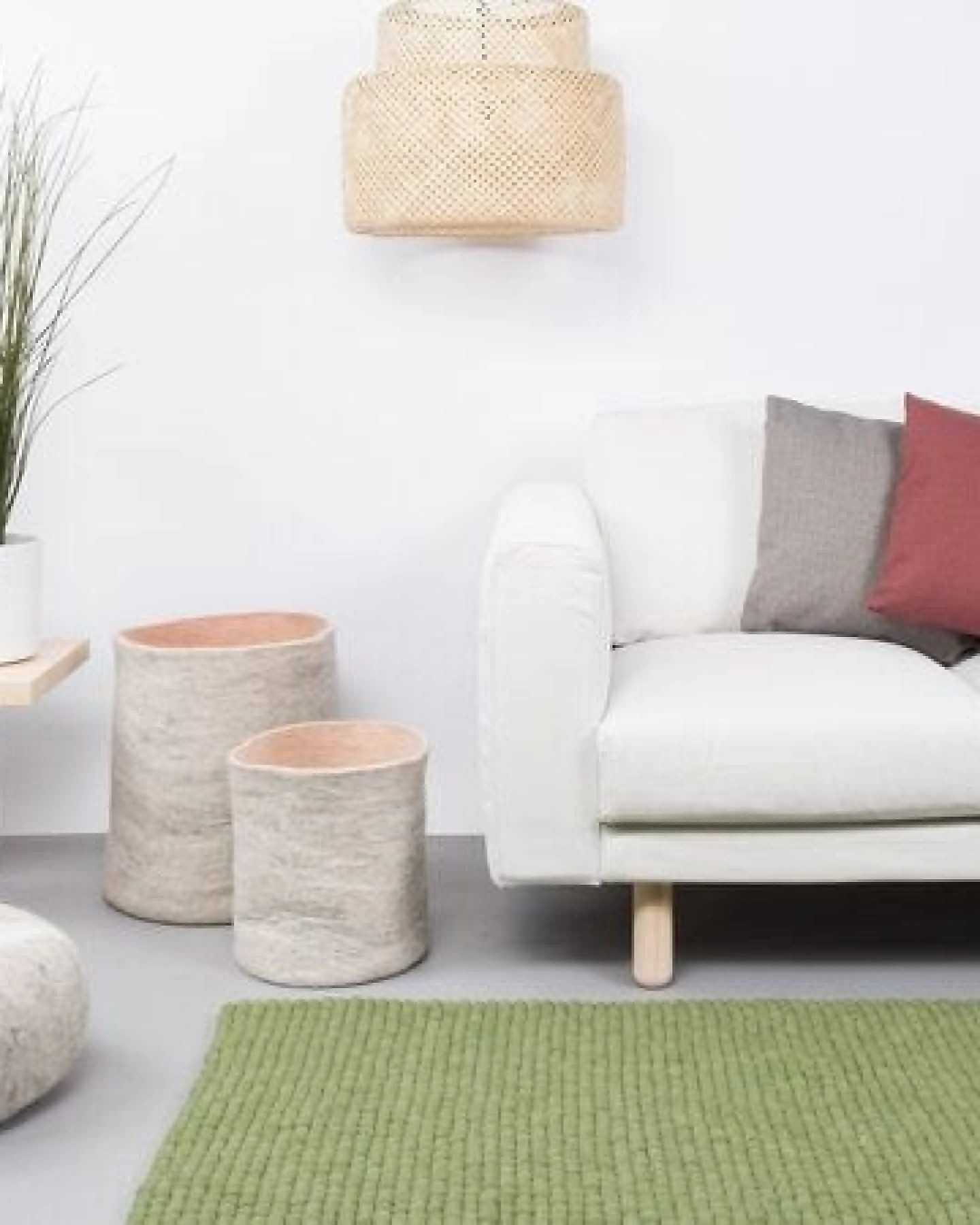 myfelt Filzkugelteppich rechteckig, 100% Schurwolle – Ansicht 4