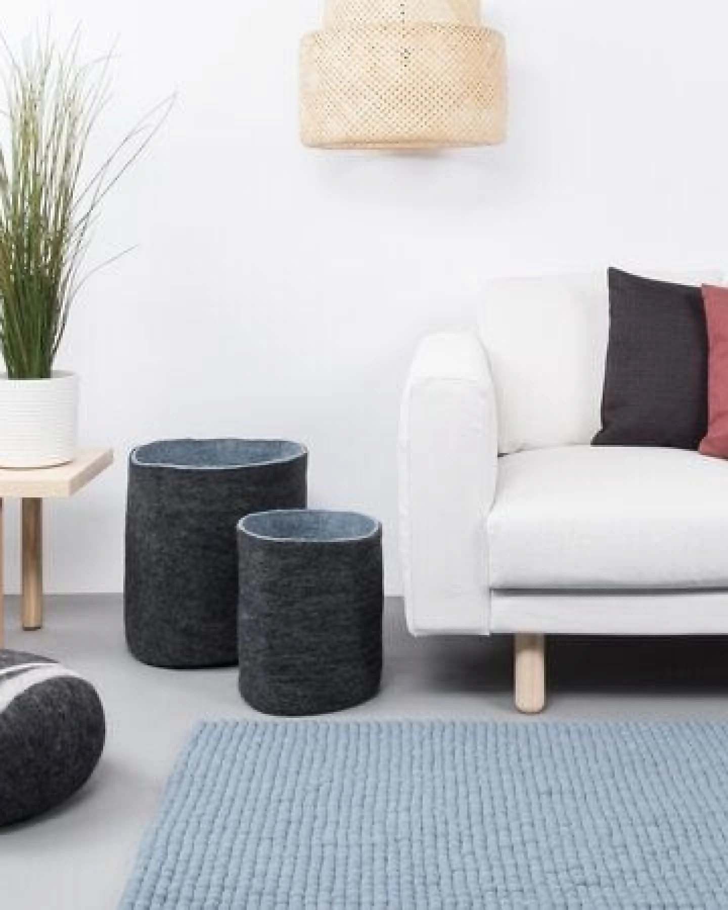 myfelt Filzkugelteppich rechteckig, 100% Schurwolle – Ansicht 4