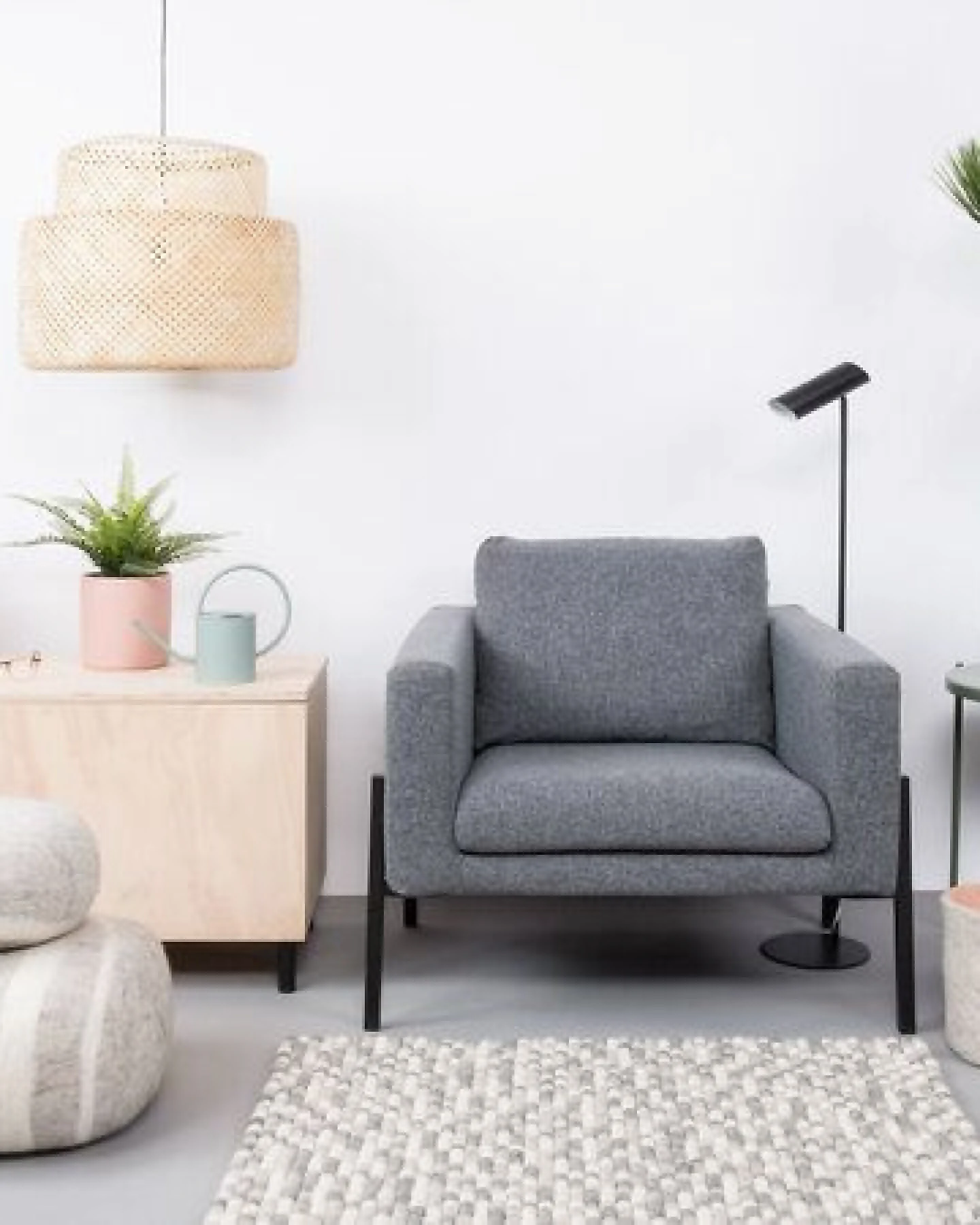 myfelt Filzkugelteppich rechteckig, 100% Schurwolle – Ansicht 3