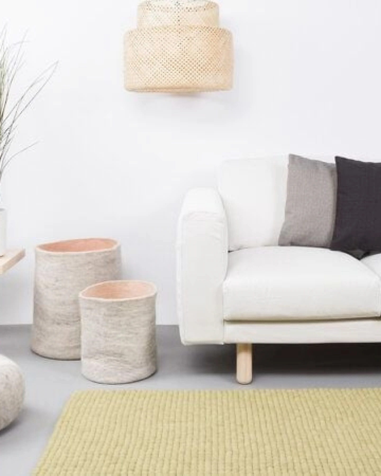 myfelt Filzkugelteppich rechteckig, 100% Schurwolle – Ansicht 4