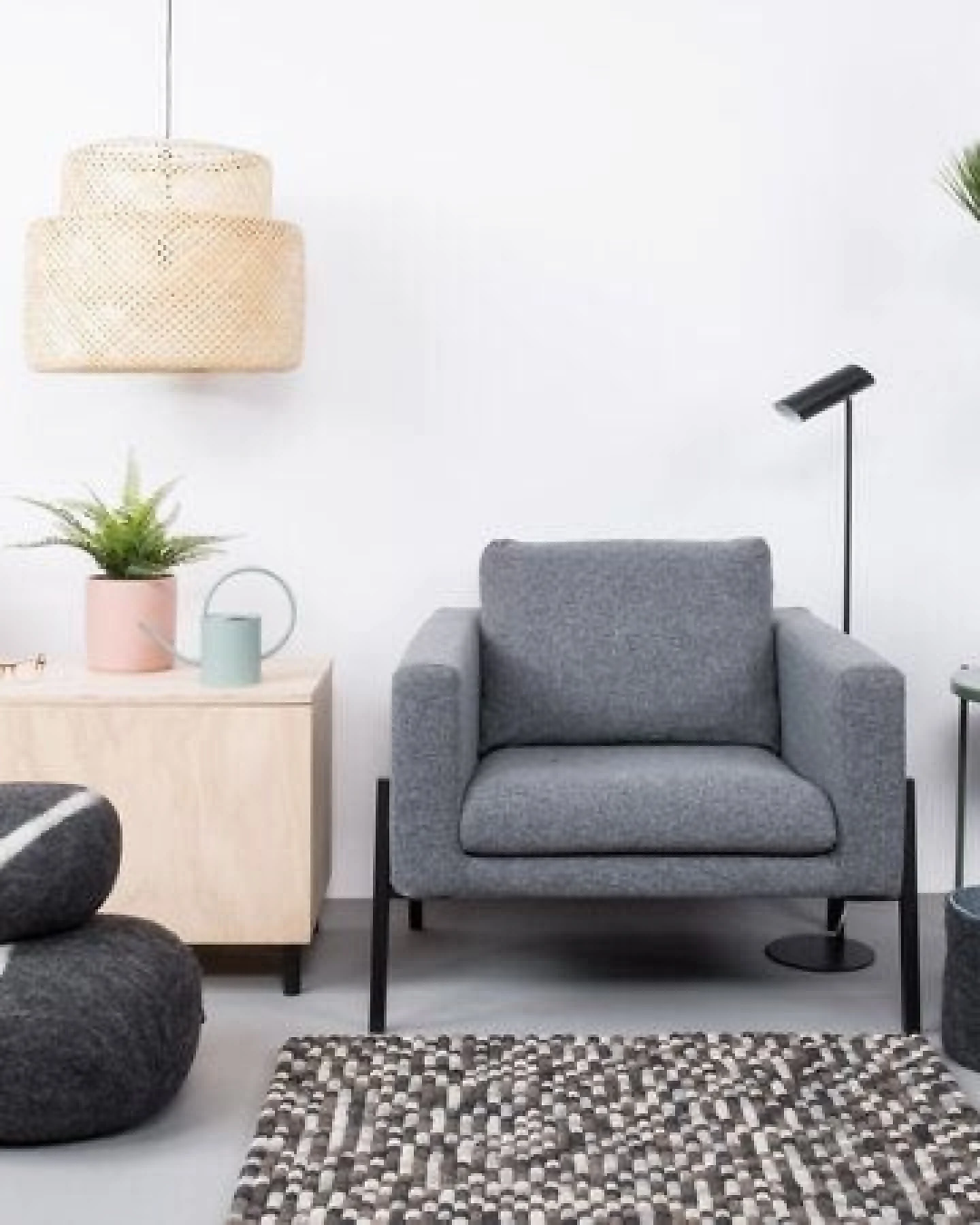 myfelt Filzkugelteppich rechteckig, 100% Schurwolle – Ansicht 3