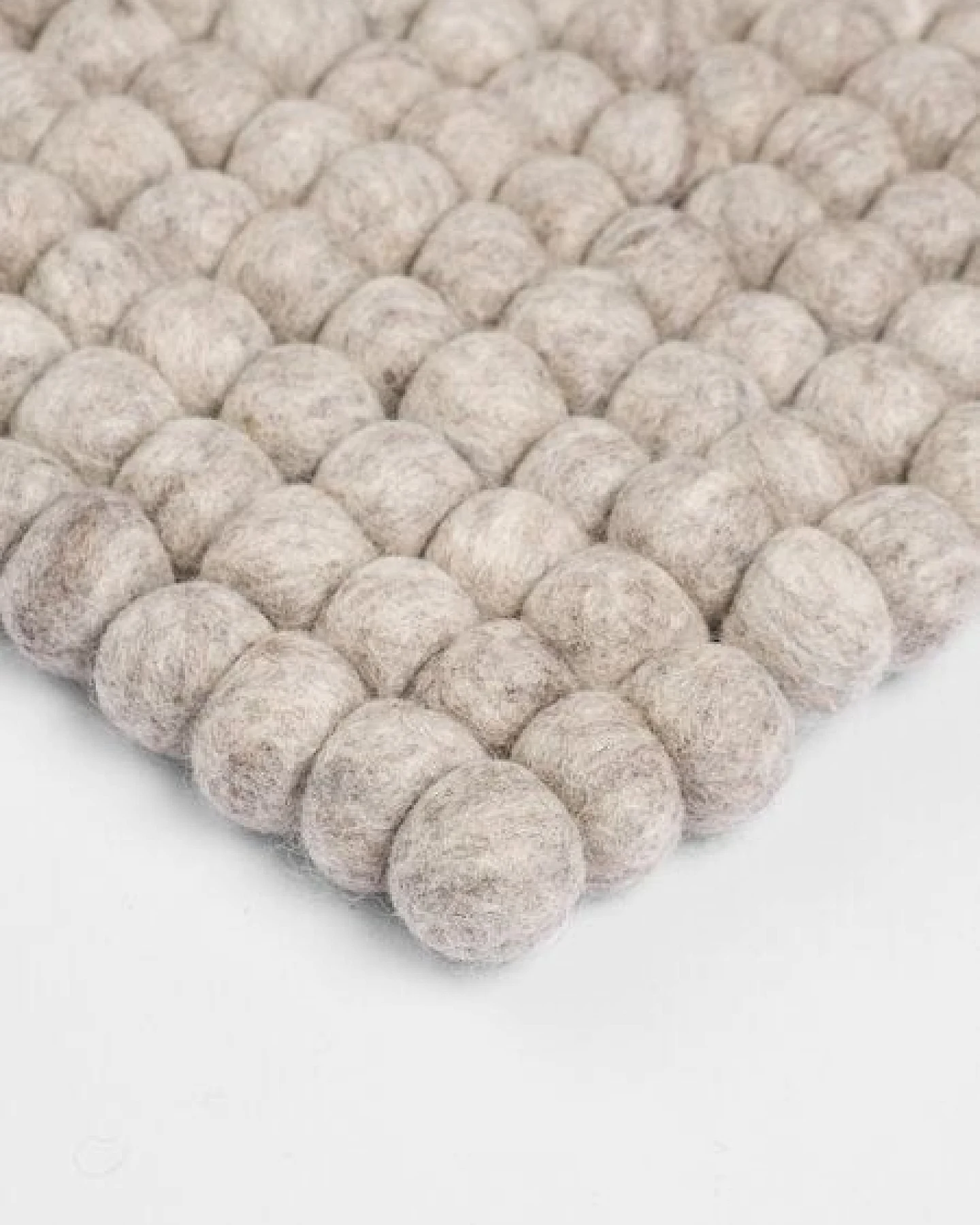 myfelt Filzkugelteppich rechteckig, 100% Schurwolle – Ansicht 3