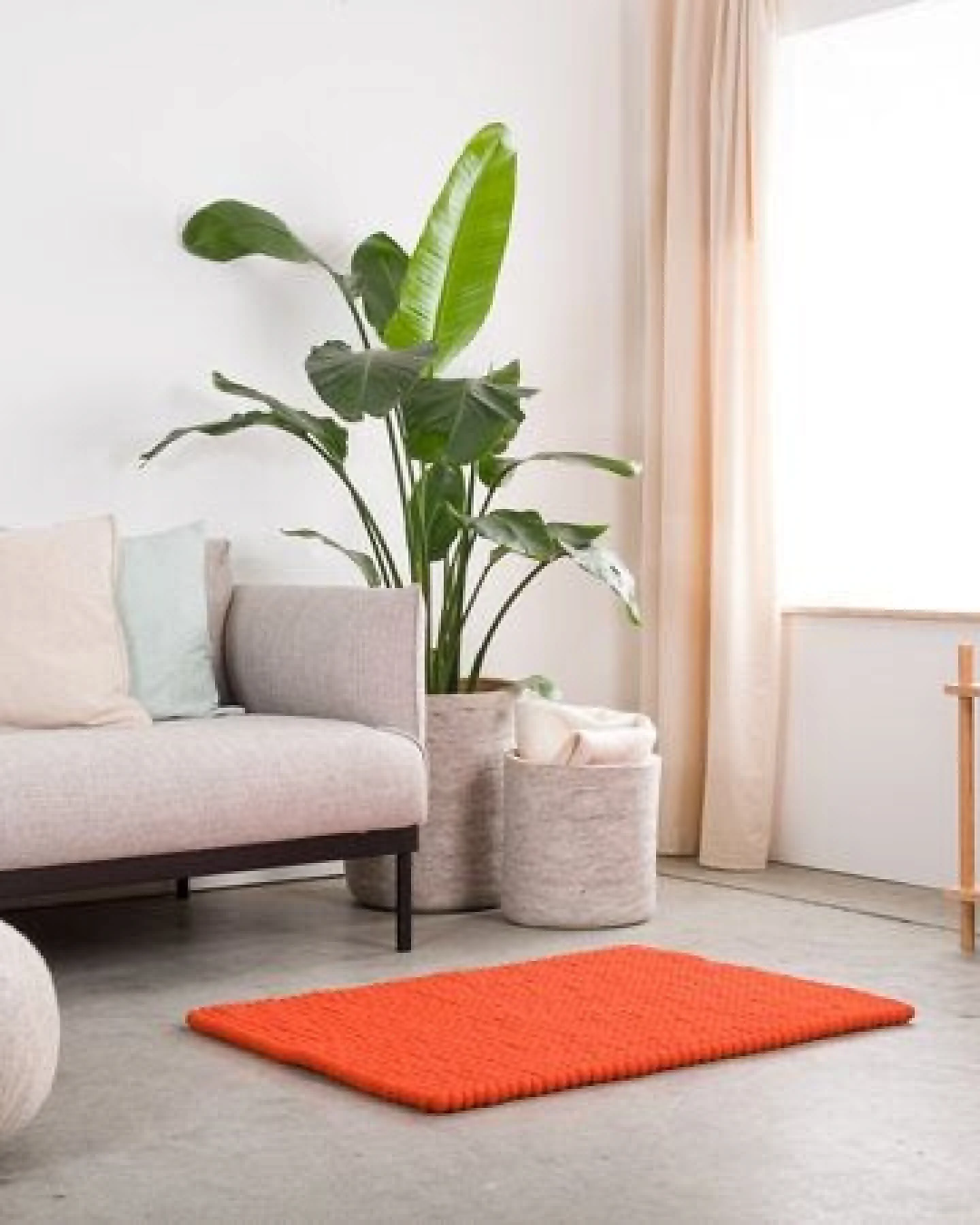 myfelt Filzkugelteppich rechteckig, 100% Schurwolle – Ansicht 4