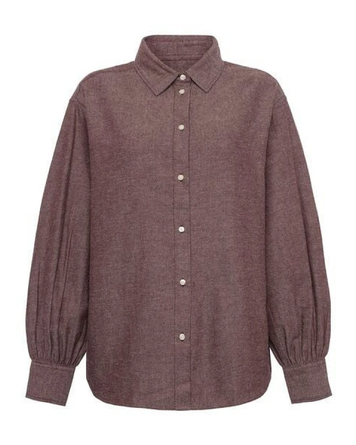 KnowledgeCotton Apparel Flanellbluse aus Bio-Baumwolle ROC/GOTS/Vegan