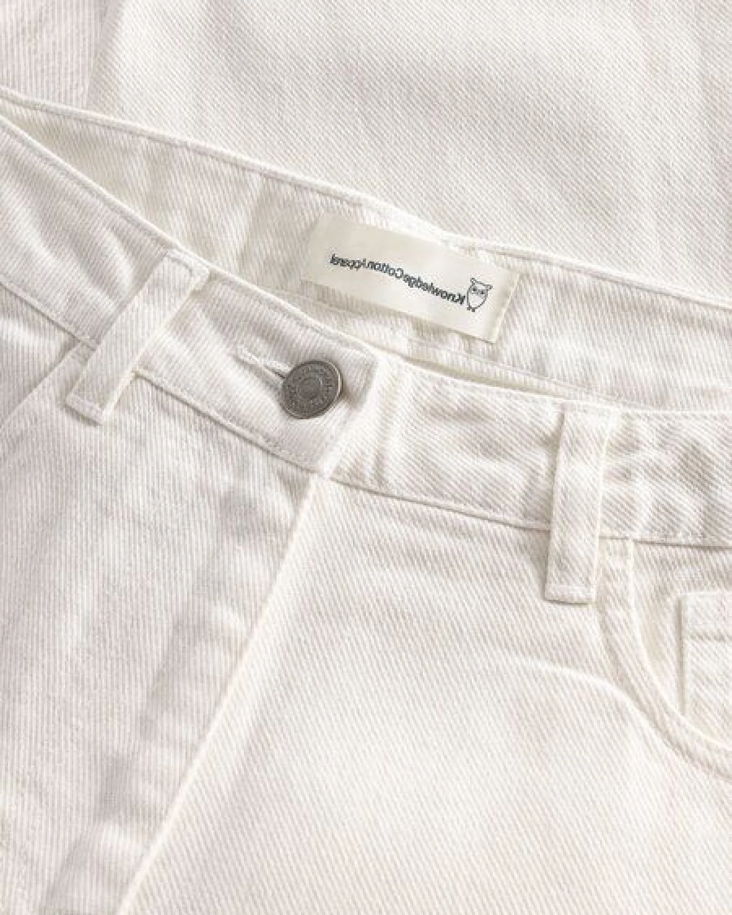 KnowledgeCotton Apparel Twill Hose STELLA aus Bio-Baumwolle ROC/GOTS/Vegan – Ansicht 3