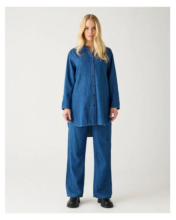 KnowledgeCotton Apparel Denim Hose POSEY aus Bio-Baumwolle ROC/GOTS/Vegan