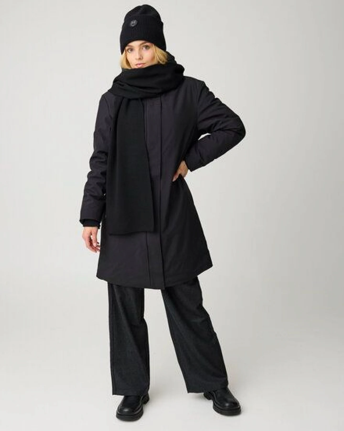 KnowledgeCotton Apparel Climateshell Winterjacke - recycelt - GRS/Vegan – Ansicht 3