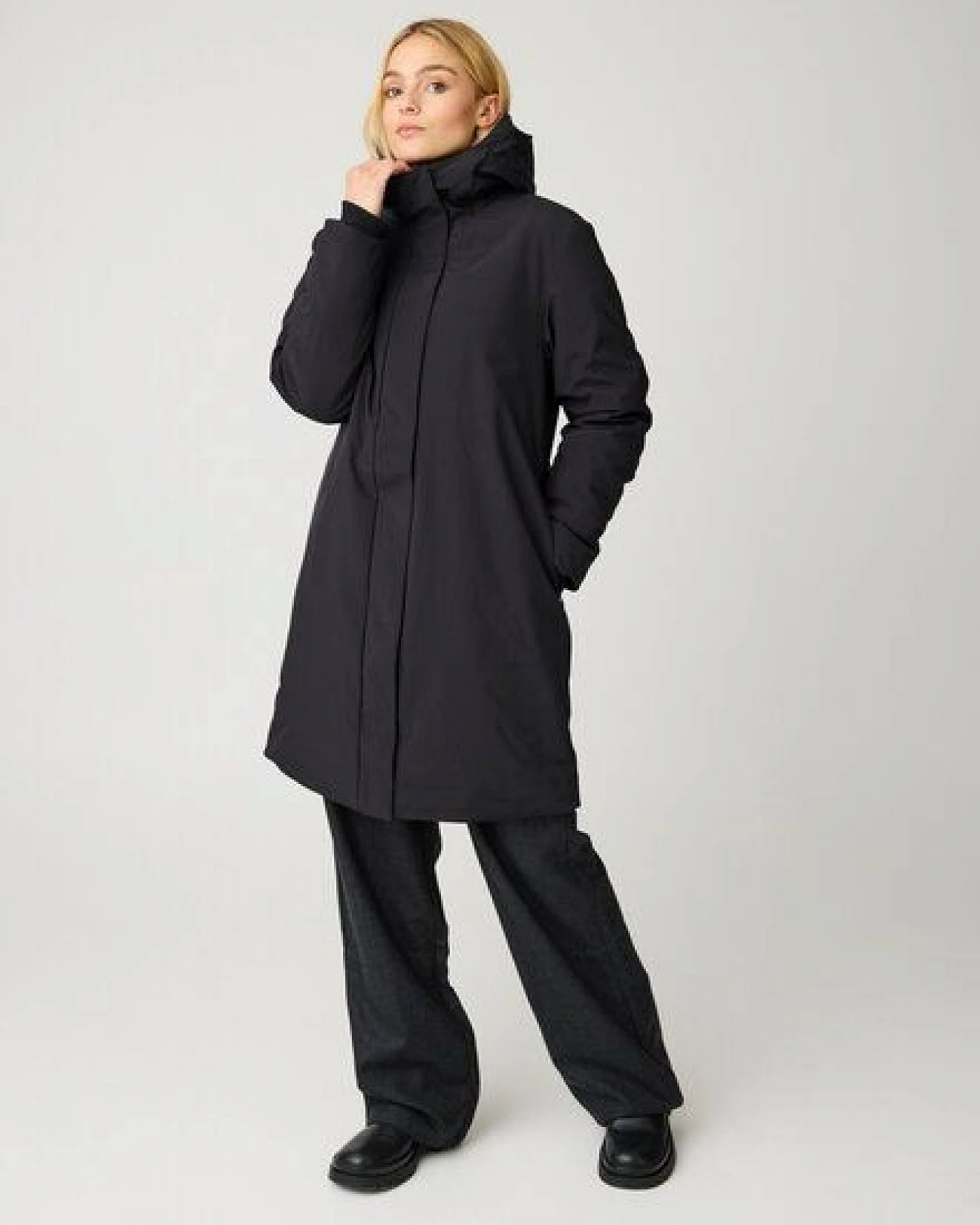 KnowledgeCotton Apparel Climateshell Winterjacke - recycelt - GRS/Vegan – Ansicht 2