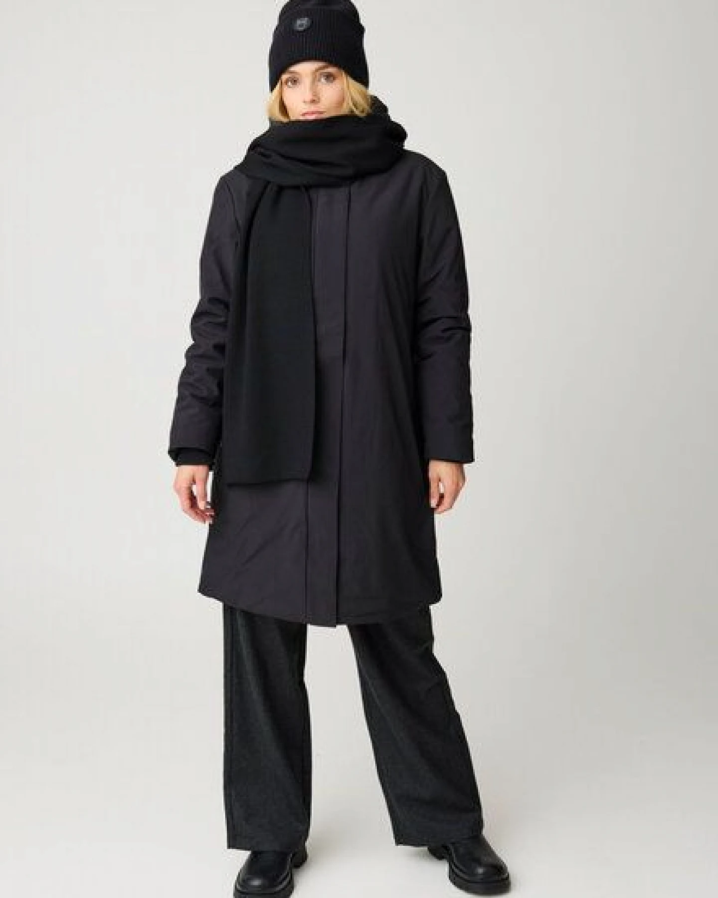 KnowledgeCotton Apparel Climateshell Winterjacke - recycelt - GRS/Vegan – Ansicht 4