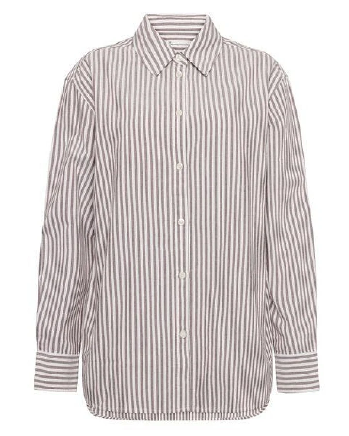 KnowledgeCotton Apparel Oxford Blusenhemd aus Bio-Baumwolle ROC/GOTS/Vegan