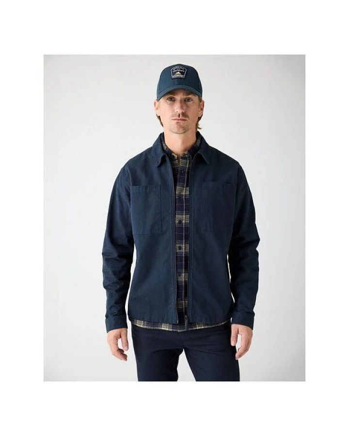 KnowledgeCotton Apparel Twill-Overshirt Hemdjacke aus Bio-Baumwolle GOTS/Vegan