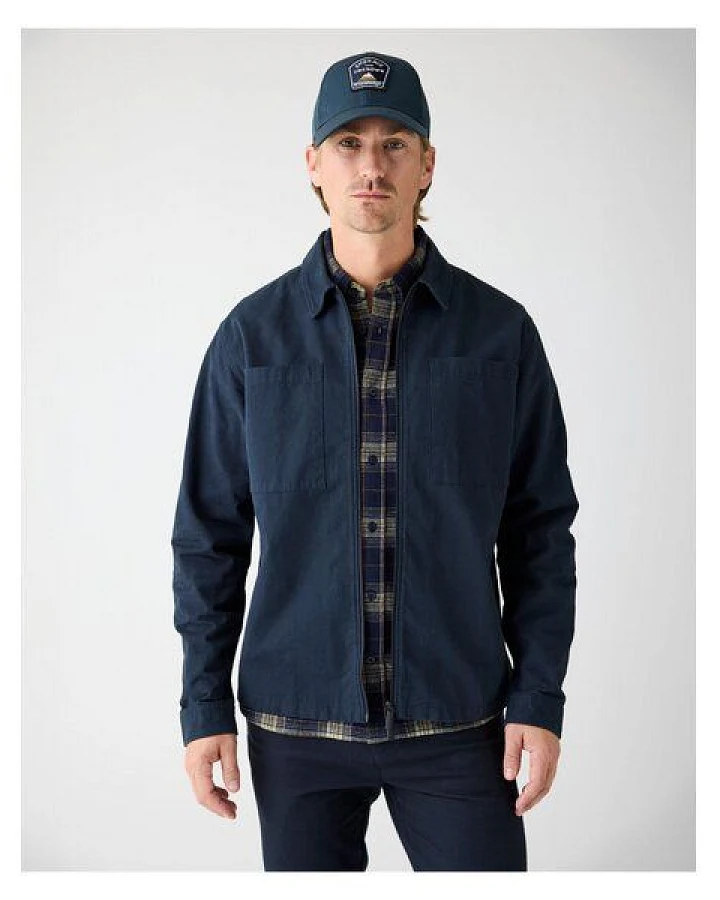 KnowledgeCotton Apparel Twill-Overshirt Hemdjacke aus Bio-Baumwolle GOTS/Vegan
