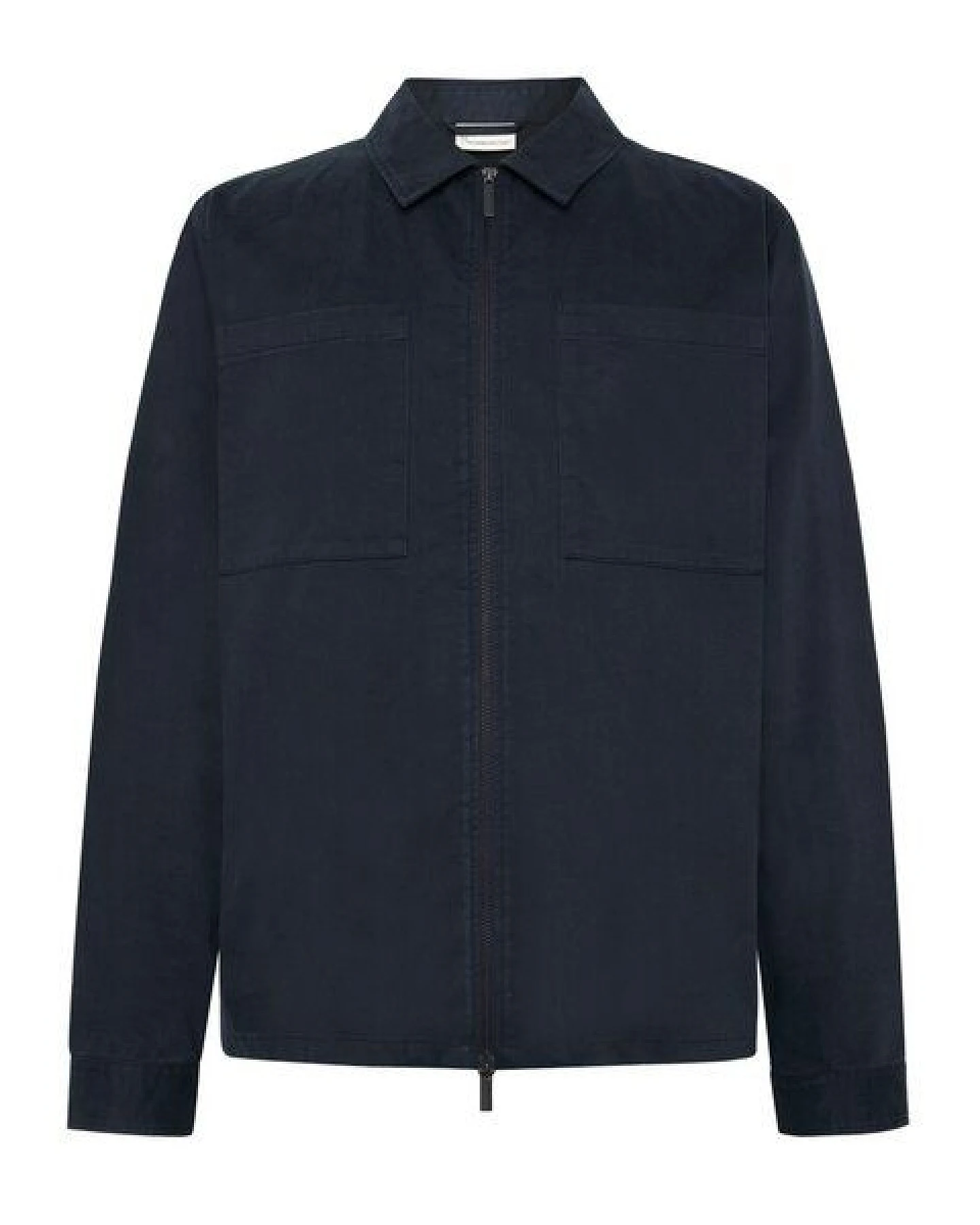 KnowledgeCotton Apparel Twill-Overshirt Hemdjacke aus Bio-Baumwolle GOTS/Vegan – Ansicht 4