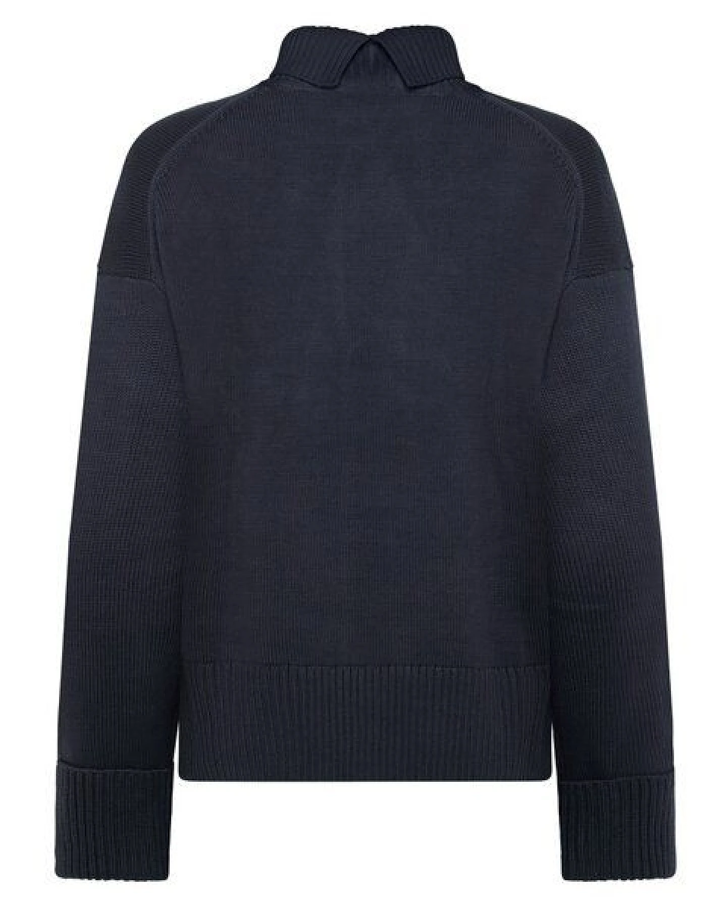 KnowledgeCotton Apparel Rollkragen Pullover aus Bio-Baumwolle ROC/GOTS/Vegan – Ansicht 3