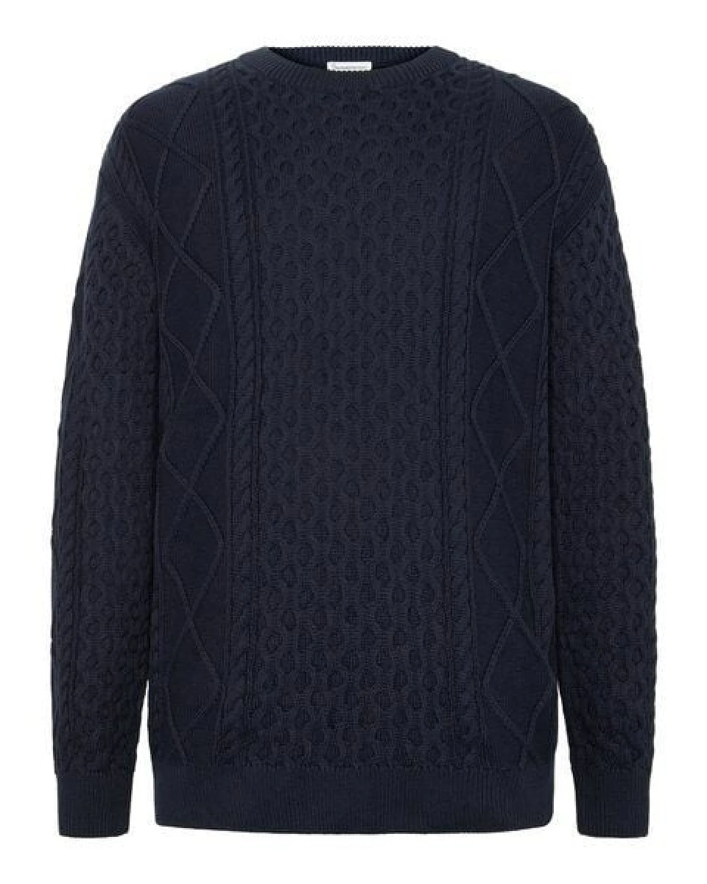 KnowledgeCotton Apparel Cable Knit Strickpullover aus Bio-Baumwolle ROC/GOTS/Vegan – Ansicht 4