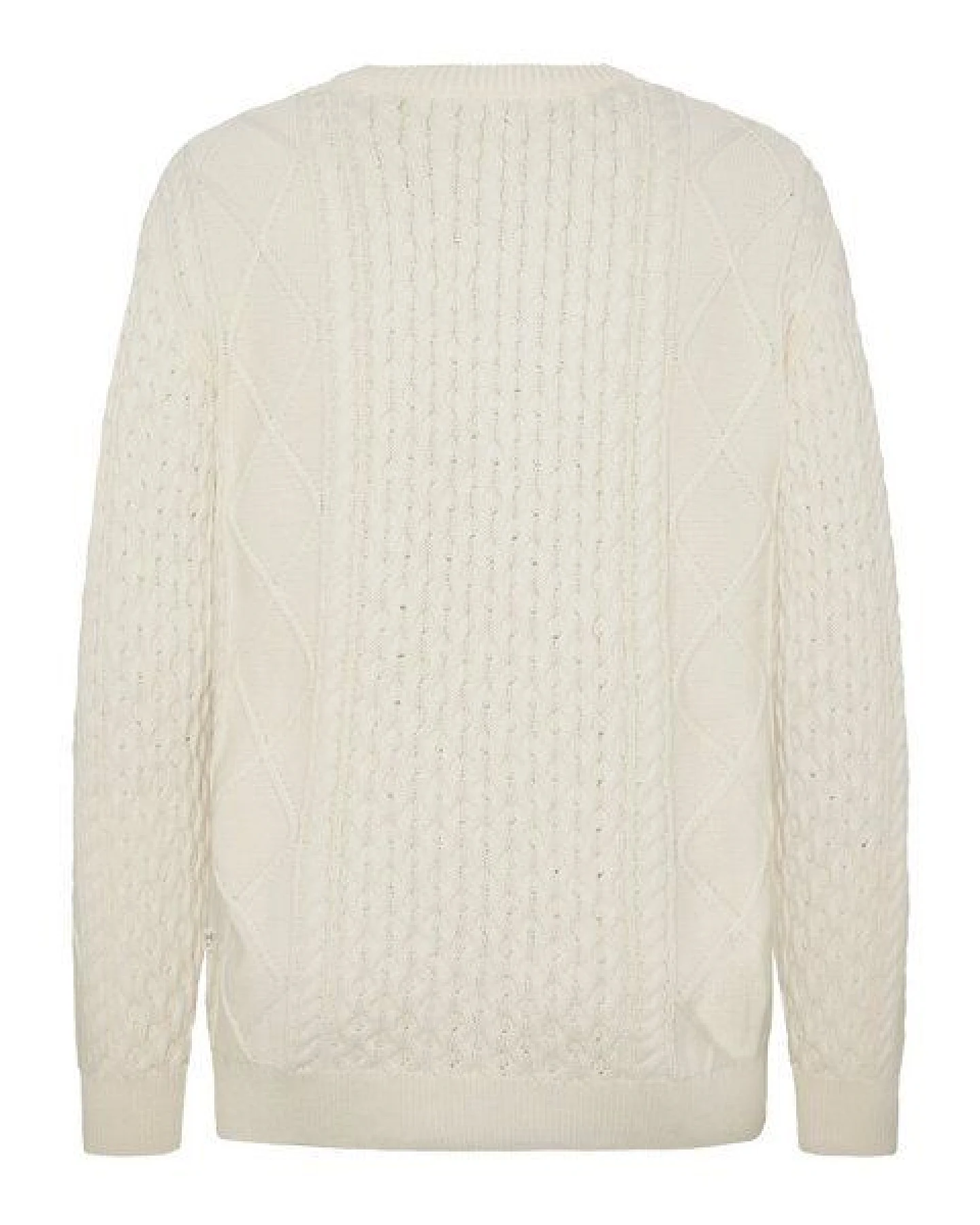 KnowledgeCotton Apparel Cable Knit Strickpullover aus Bio-Baumwolle ROC/GOTS/Vegan – Ansicht 3