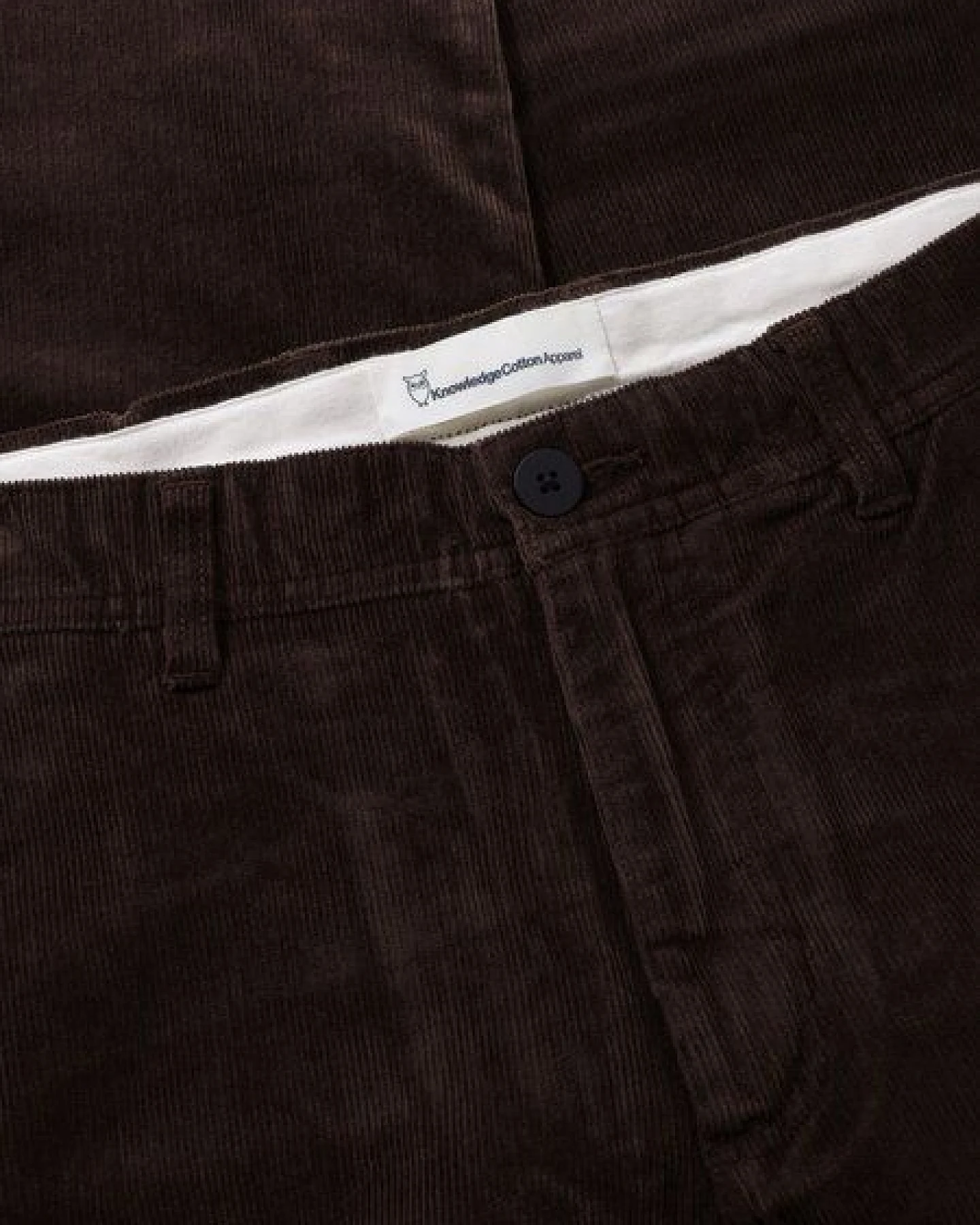 KnowledgeCotton Apparel Cord Hose CHUCK aus Bio-Baumwolle ROC/GOTS/Vegan – Ansicht 4