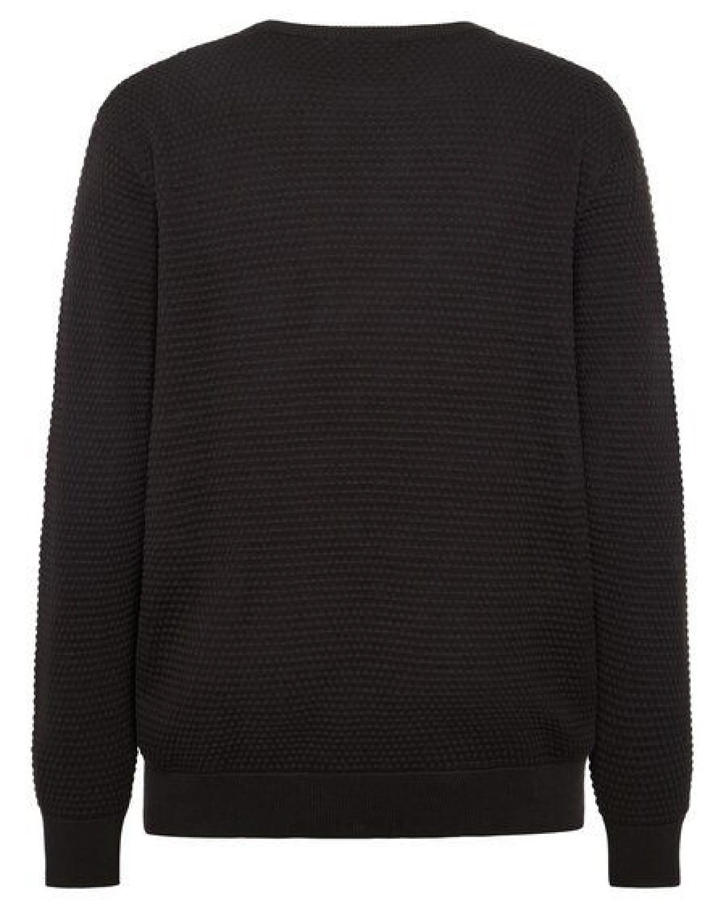 KnowledgeCotton Apparel Crewneck Strickpullover VAGN aus Bio-Baumwolle - ROC/GOTS/Vegan – Ansicht 3