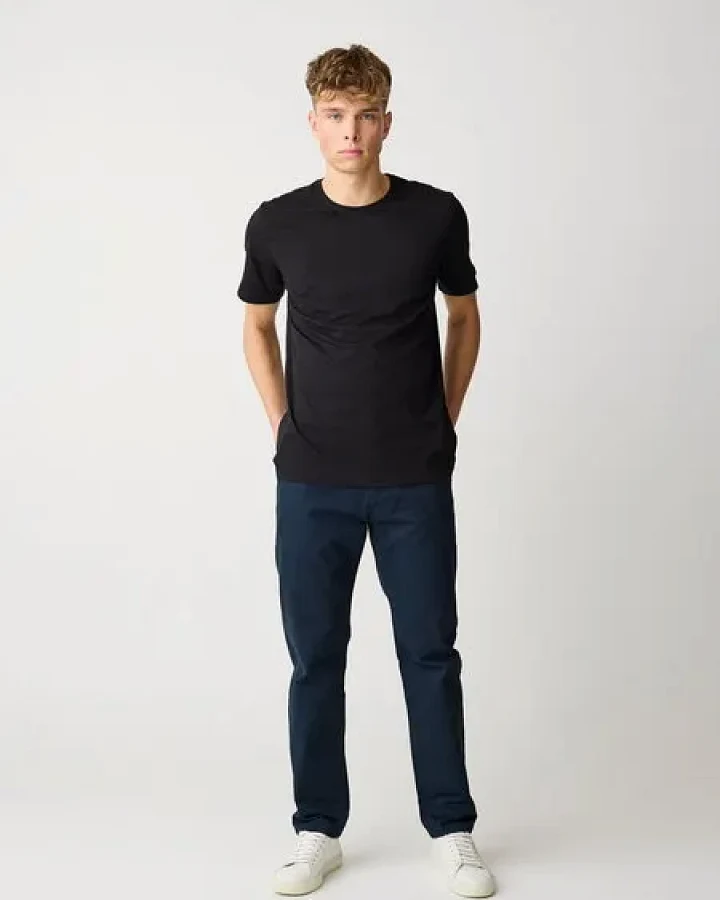 KnowledgeCotton Apparel Chino-Twill-Hosen CHUCK aus Bio-Baumwolle - ROC/GOTS/Vegan