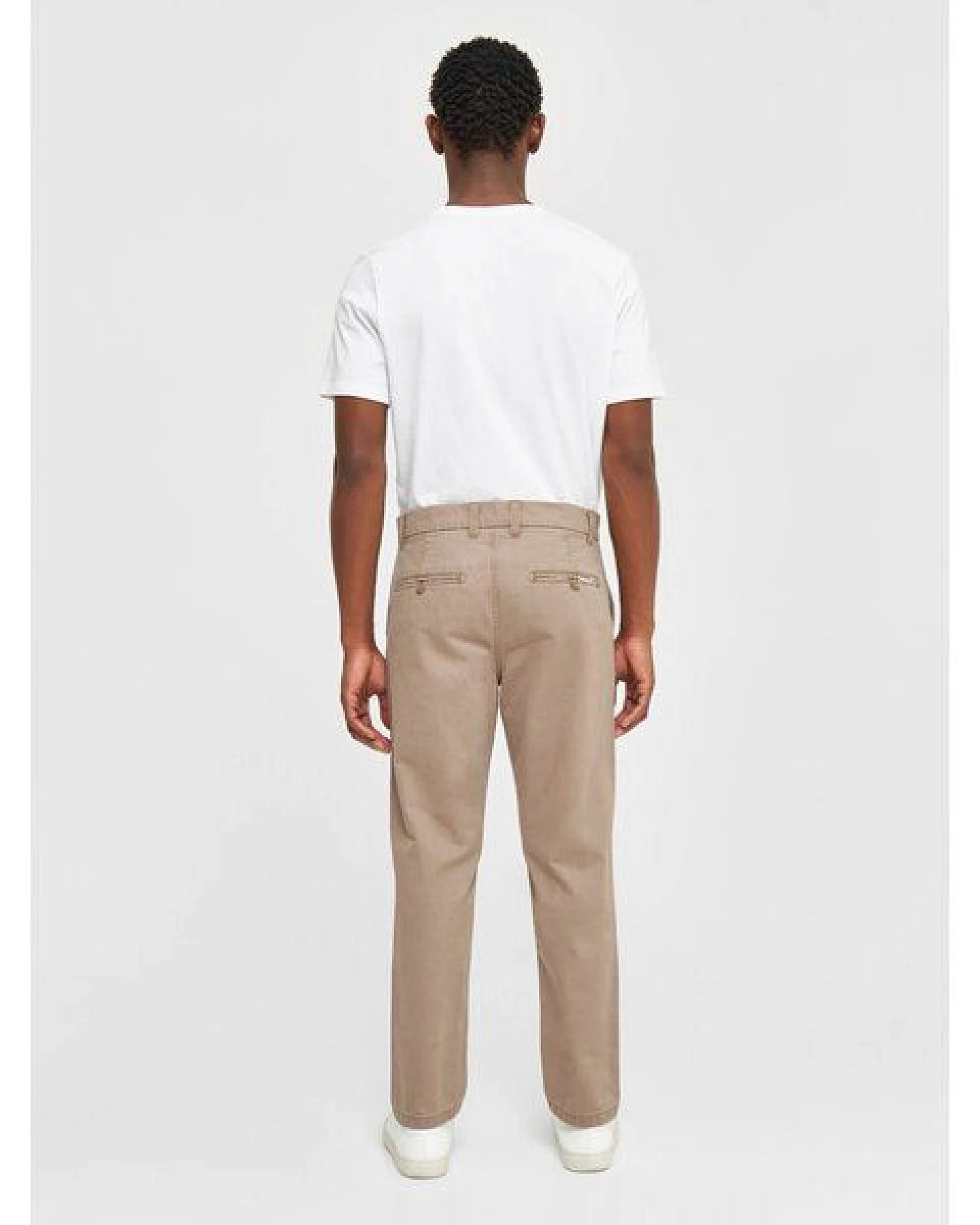 KnowledgeCotton Apparel Chino-Twill-Hosen CHUCK aus Bio-Baumwolle - ROC/GOTS/Vegan – Ansicht 3