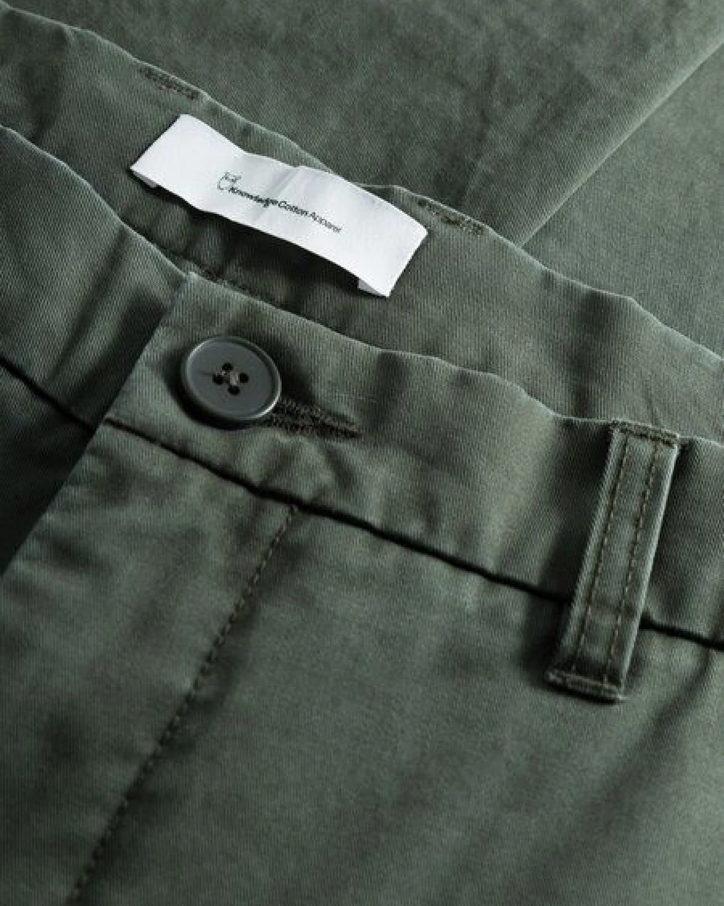 KnowledgeCotton Apparel Chino-Twill-Hosen CHUCK aus Bio-Baumwolle - ROC/GOTS/Vegan – Ansicht 4
