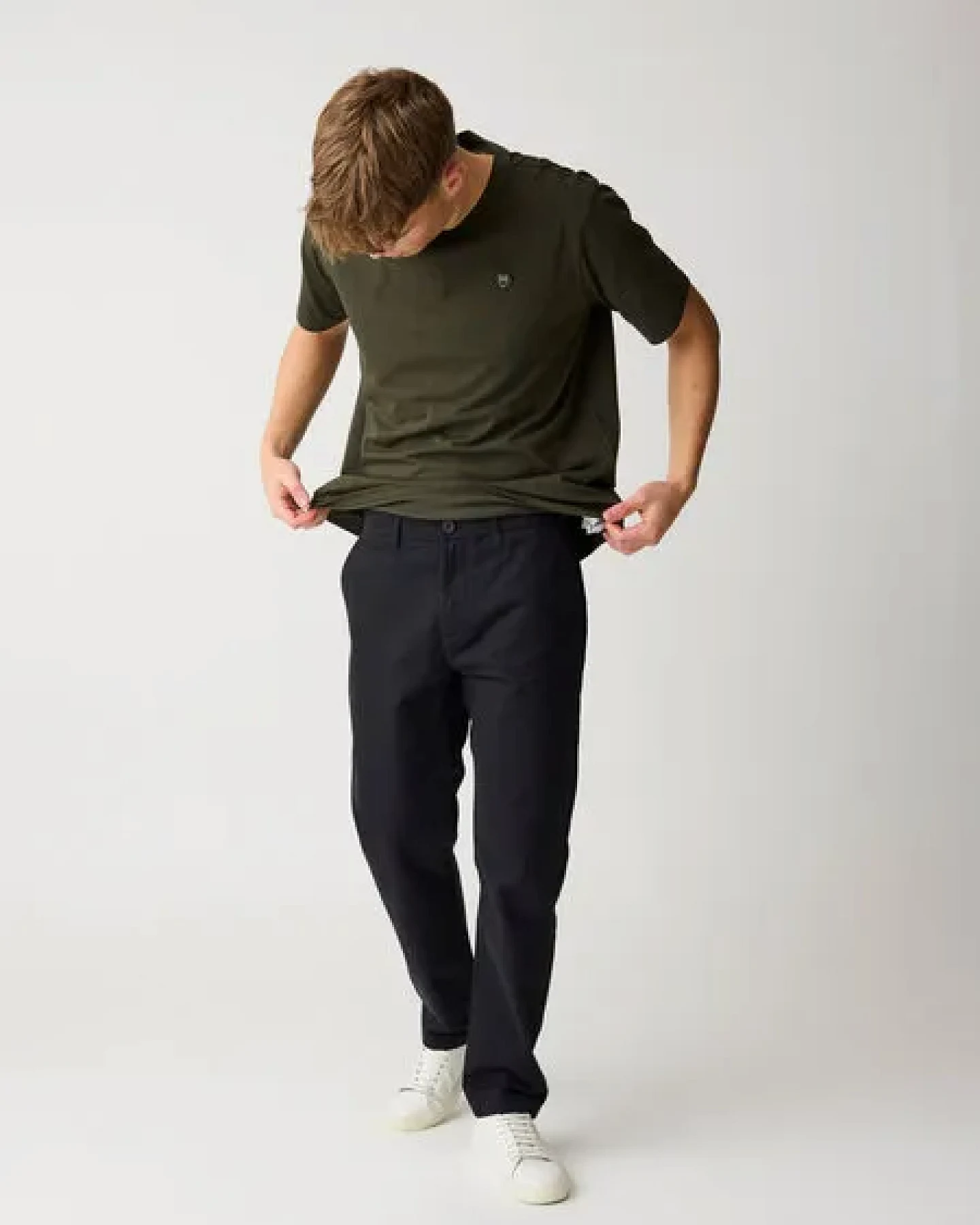 KnowledgeCotton Apparel Chino-Twill-Hosen CHUCK aus Bio-Baumwolle - ROC/GOTS/Vegan – Ansicht 2