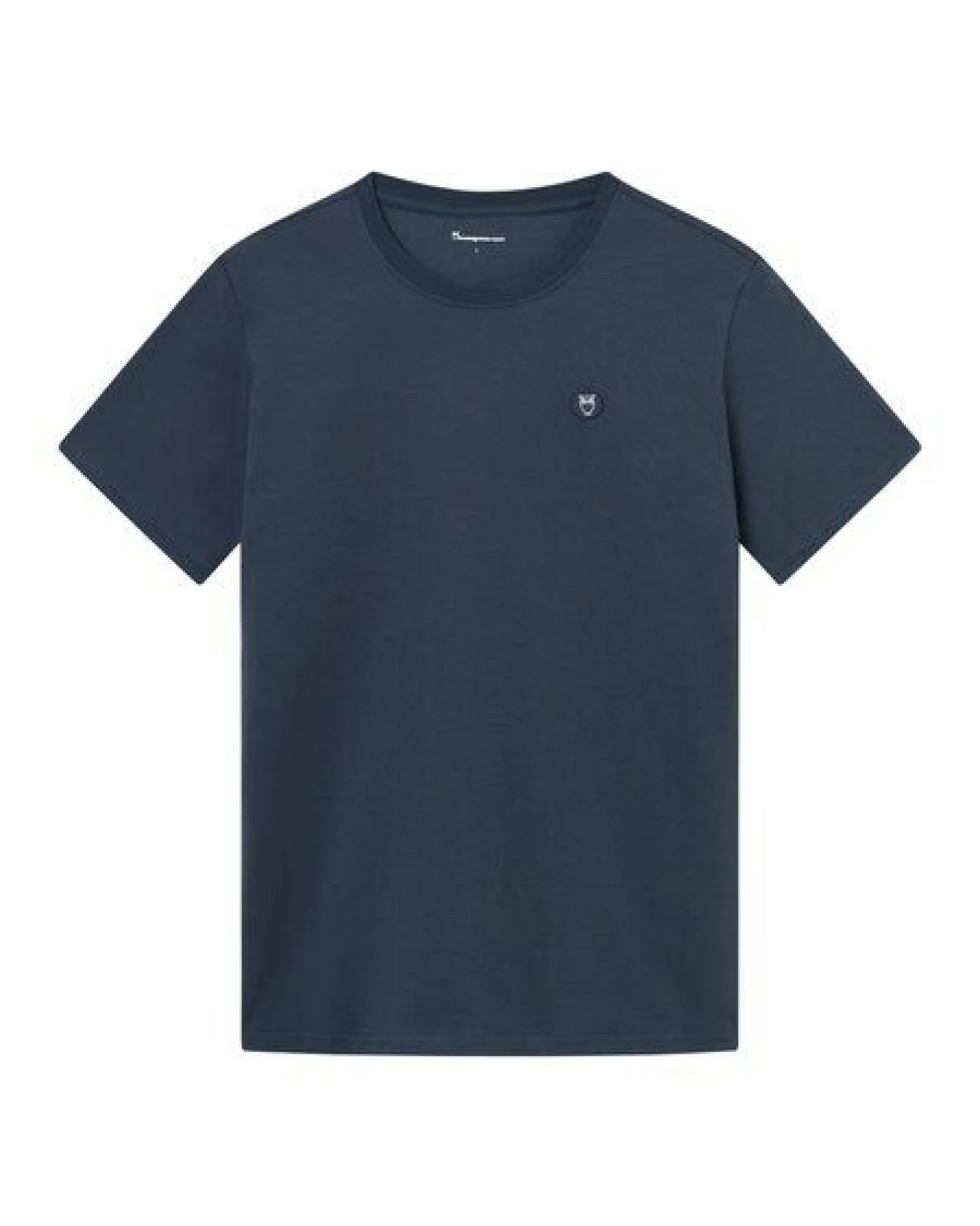 KnowledgeCotton Apparel T-Shirt LOKE Badge aus Bio-Baumwolle - ROC/GOTS/Vegan – Ansicht 3