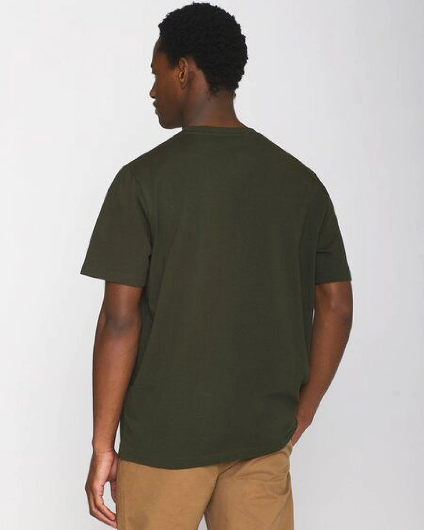 KnowledgeCotton Apparel T-Shirt LOKE Badge aus Bio-Baumwolle - ROC/GOTS/Vegan – Ansicht 3