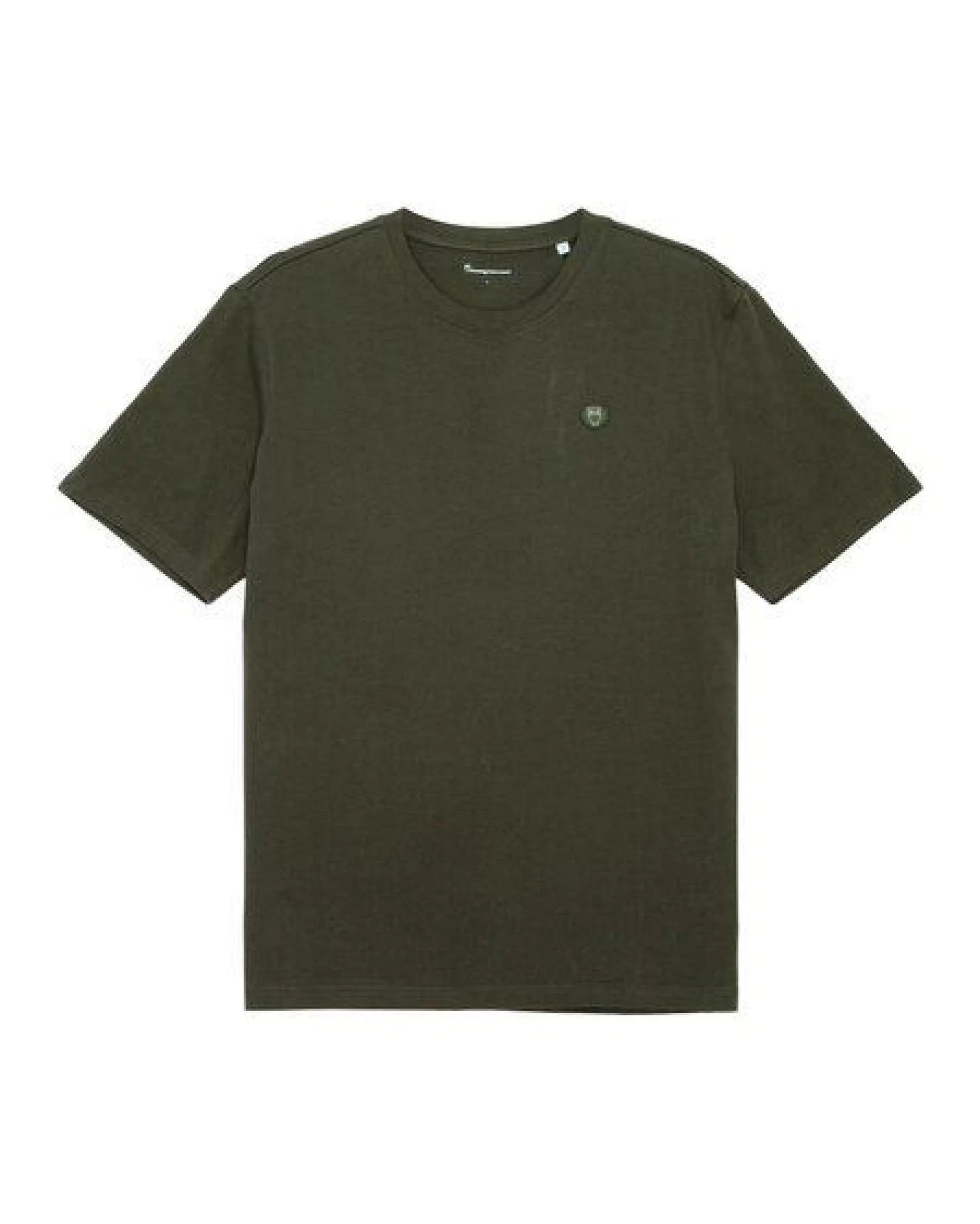 KnowledgeCotton Apparel T-Shirt LOKE Badge aus Bio-Baumwolle - ROC/GOTS/Vegan – Ansicht 4