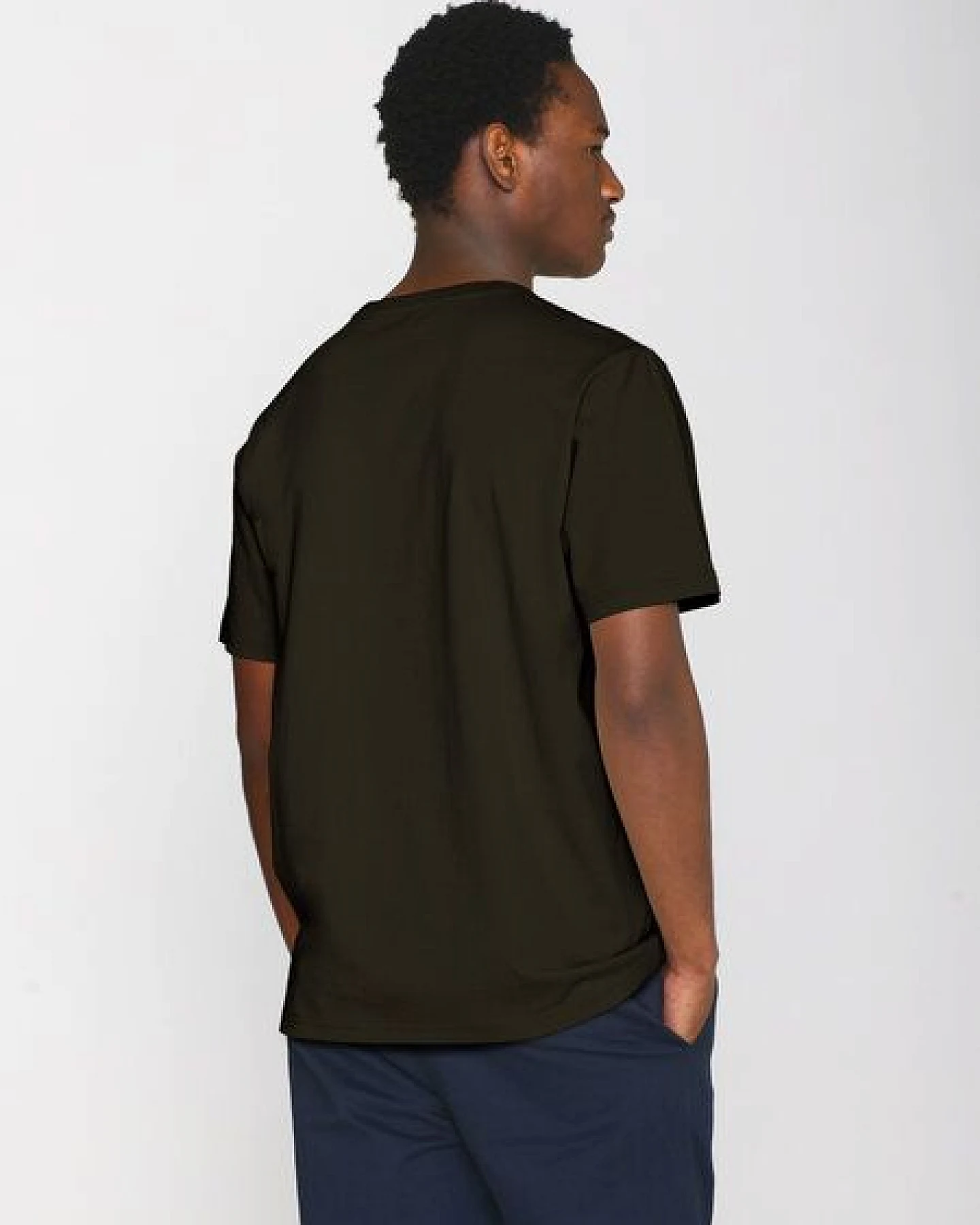 KnowledgeCotton Apparel T-Shirt LOKE Badge aus Bio-Baumwolle - ROC/GOTS/Vegan – Ansicht 3