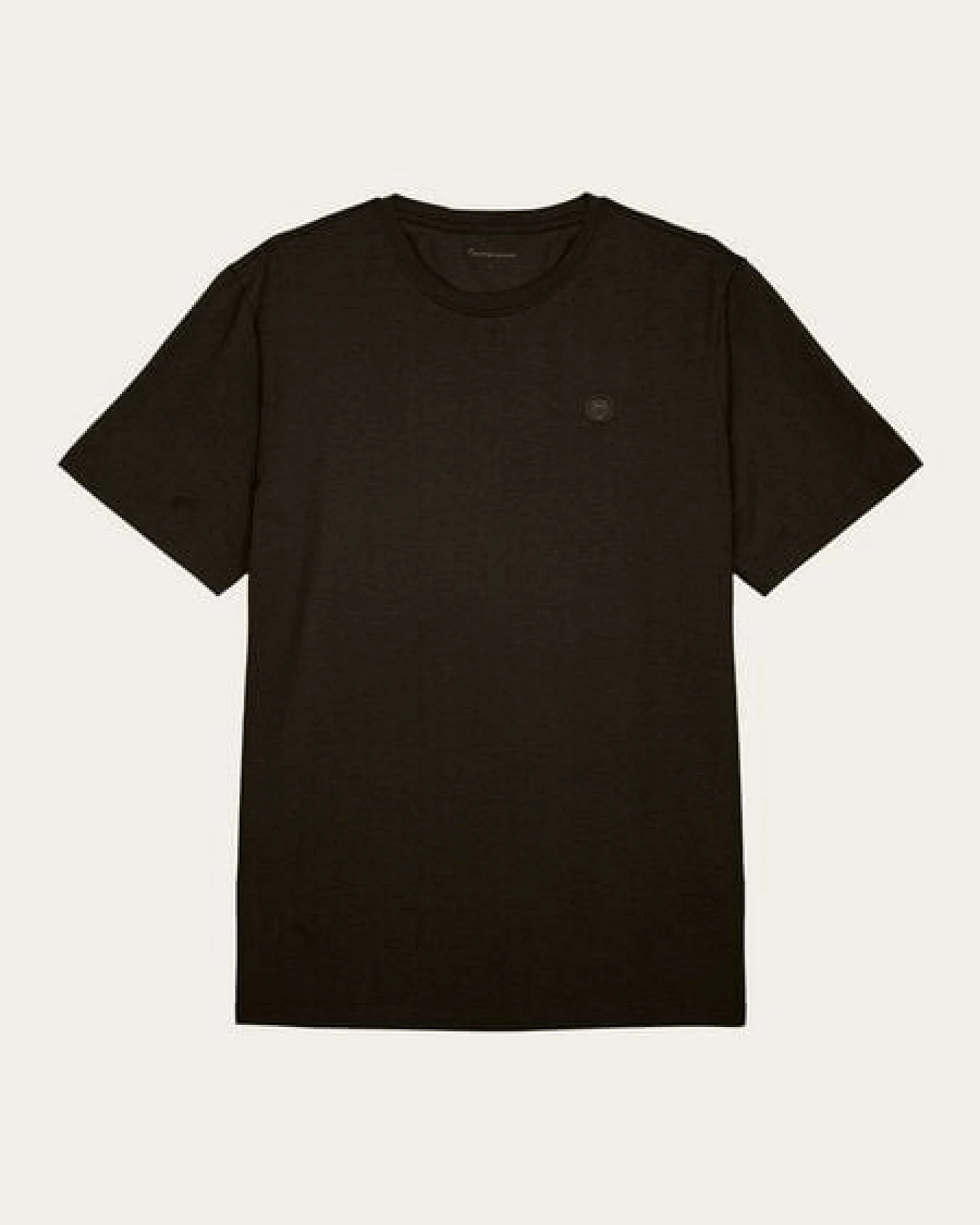 KnowledgeCotton Apparel T-Shirt LOKE Badge aus Bio-Baumwolle - ROC/GOTS/Vegan – Ansicht 4