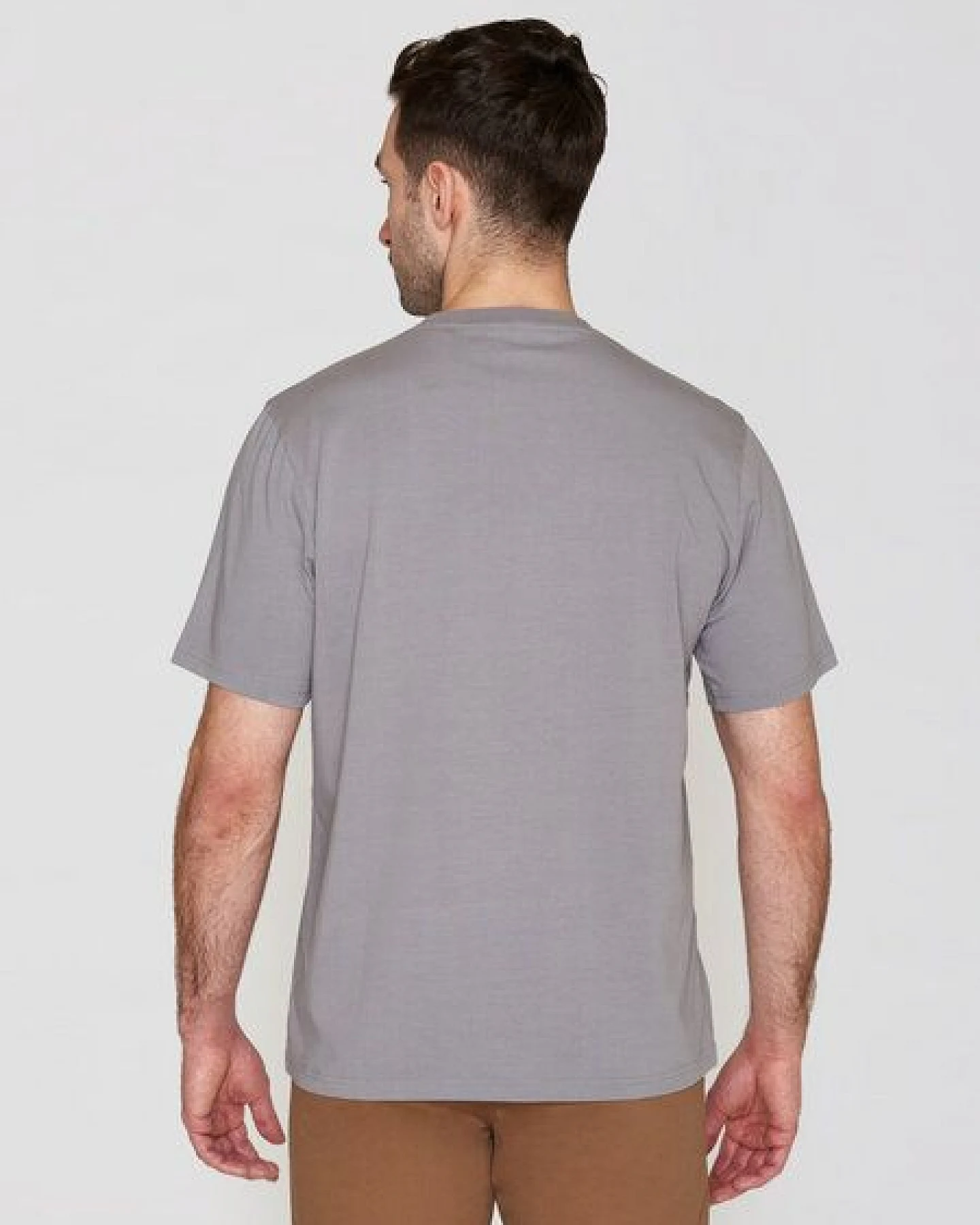 KnowledgeCotton Apparel T-Shirt LOKE Badge aus Bio-Baumwolle - ROC/GOTS/Vegan – Ansicht 3
