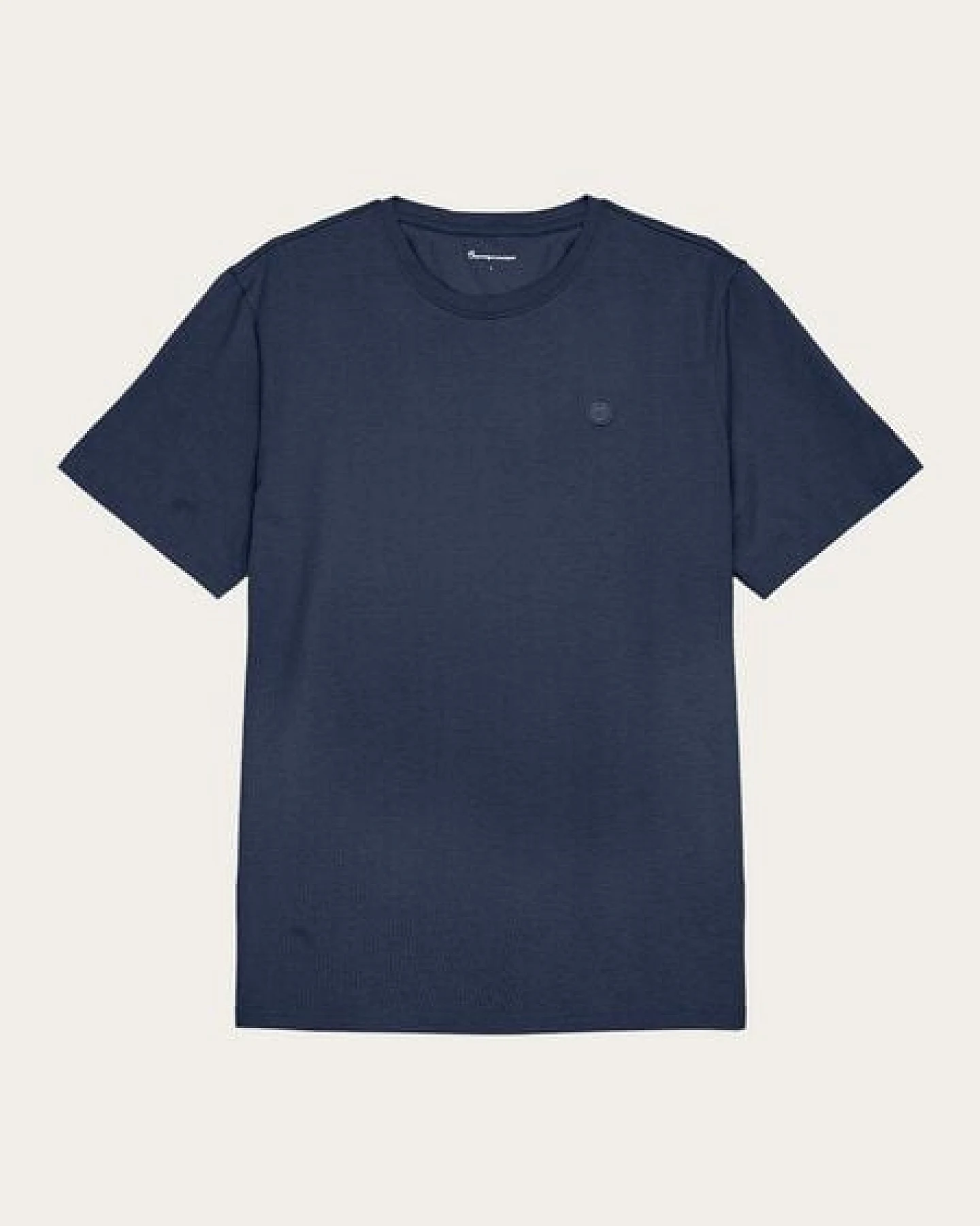 KnowledgeCotton Apparel T-Shirt LOKE Badge aus Bio-Baumwolle - ROC/GOTS/Vegan – Ansicht 4
