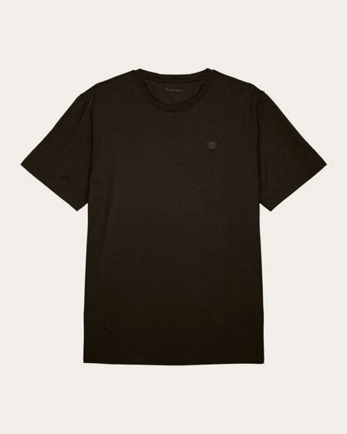 KnowledgeCotton Apparel T-Shirt LOKE Badge aus Bio-Baumwolle - ROC/GOTS/Vegan – Ansicht 4