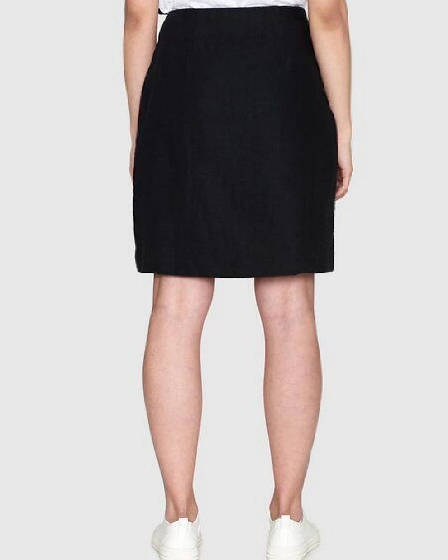KnowledgeCotton Apparel Short Linen Wrap Skirt – Ansicht 3