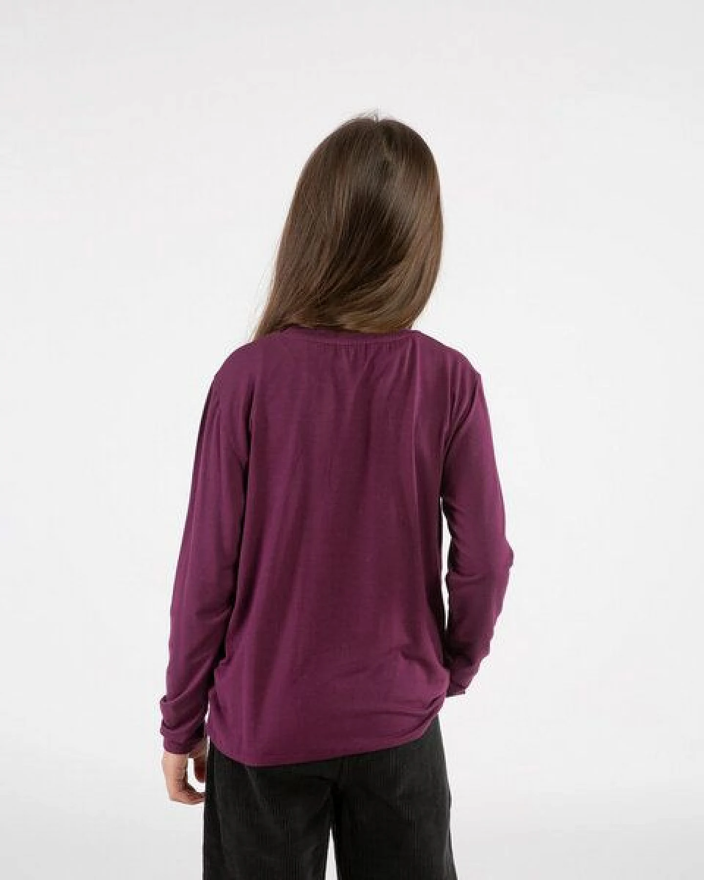 Matona Weiches Langarmshirt für Kinder aus Model / Modal Longsleeve – Ansicht 2